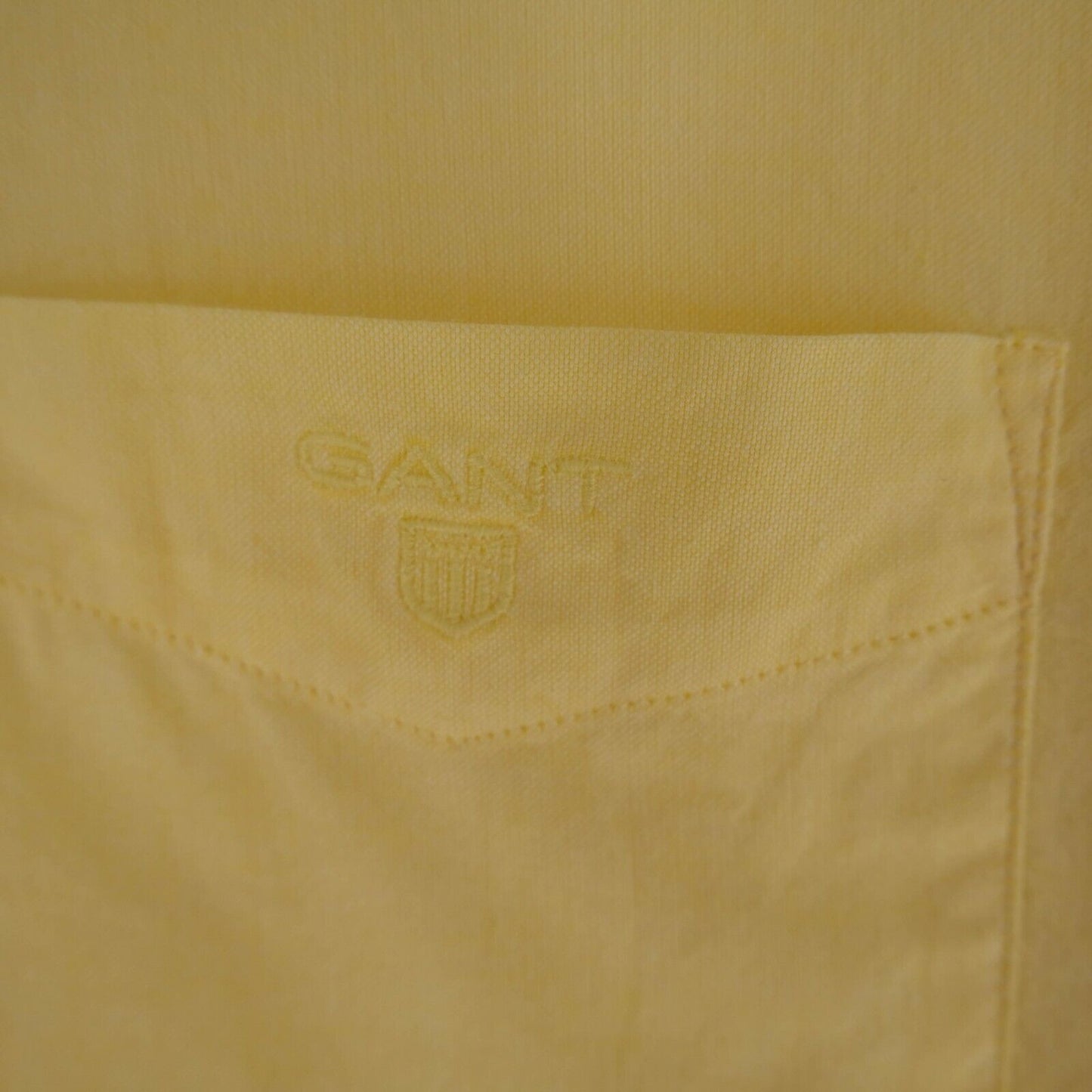 GANT Yellow Air Oxford Shirt Size EUR 44 UK 18 US 14