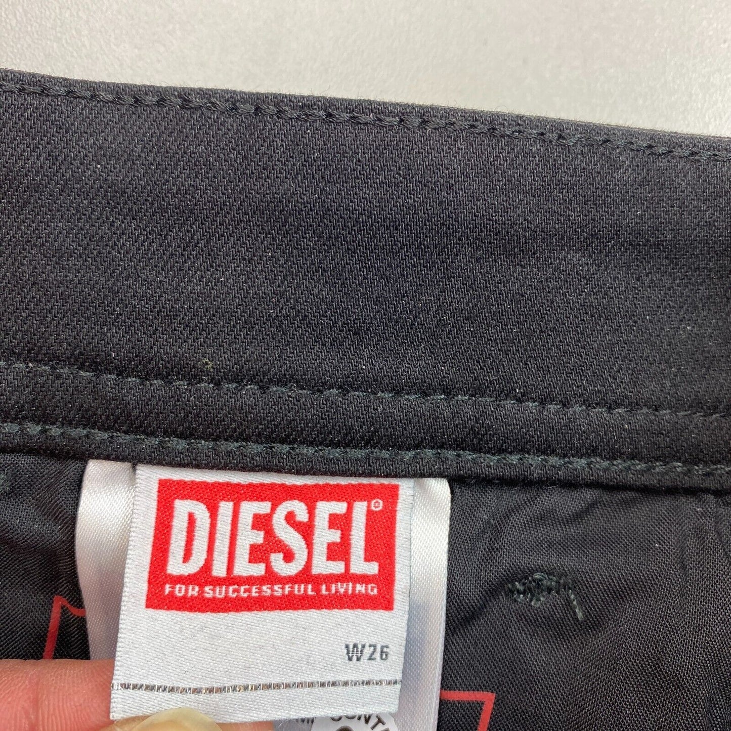 DIESEL Schwarze Super Skinny Jeans Größe W26