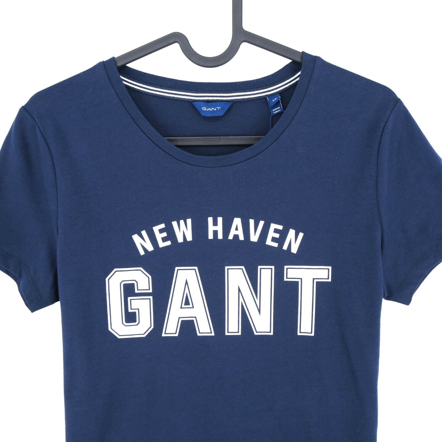 GANT Navy Blue Logo Crew Neck T Shirt Size XS