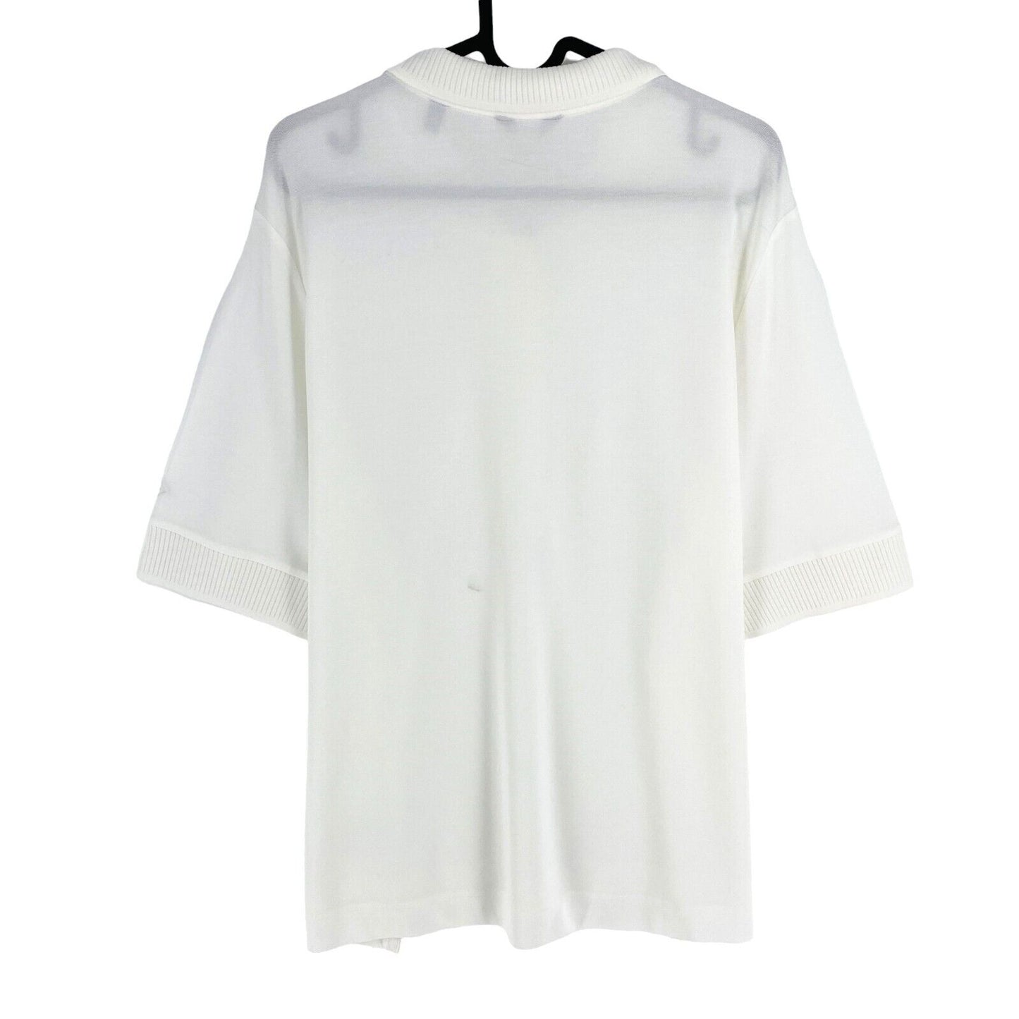 GANT Women White Reg Detail Collared Short Sleeves Polo Shirt Size 2XL XXL