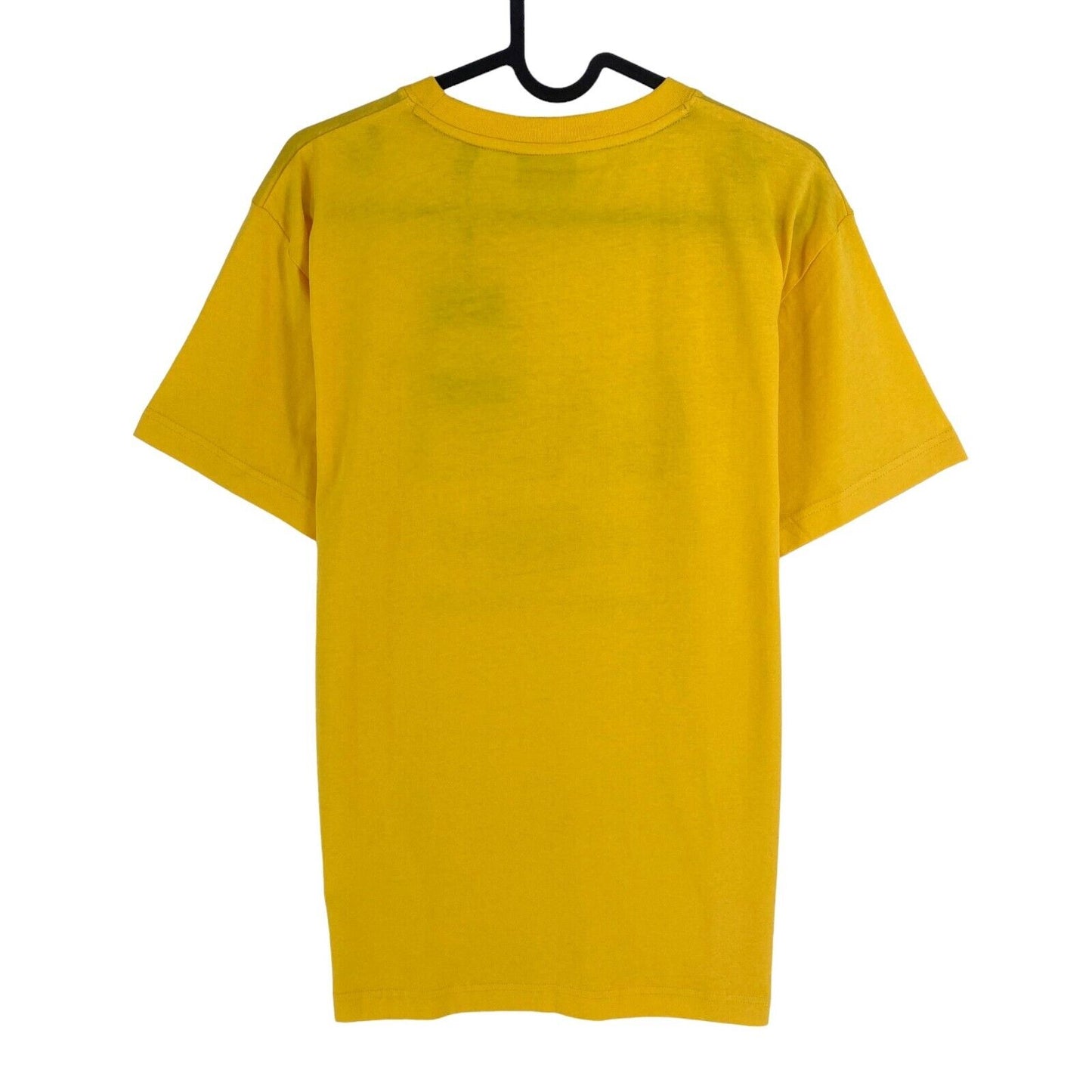 GANT Men Yellow Retro Crest Crew Neck Short Sleeves T Shirt Size S