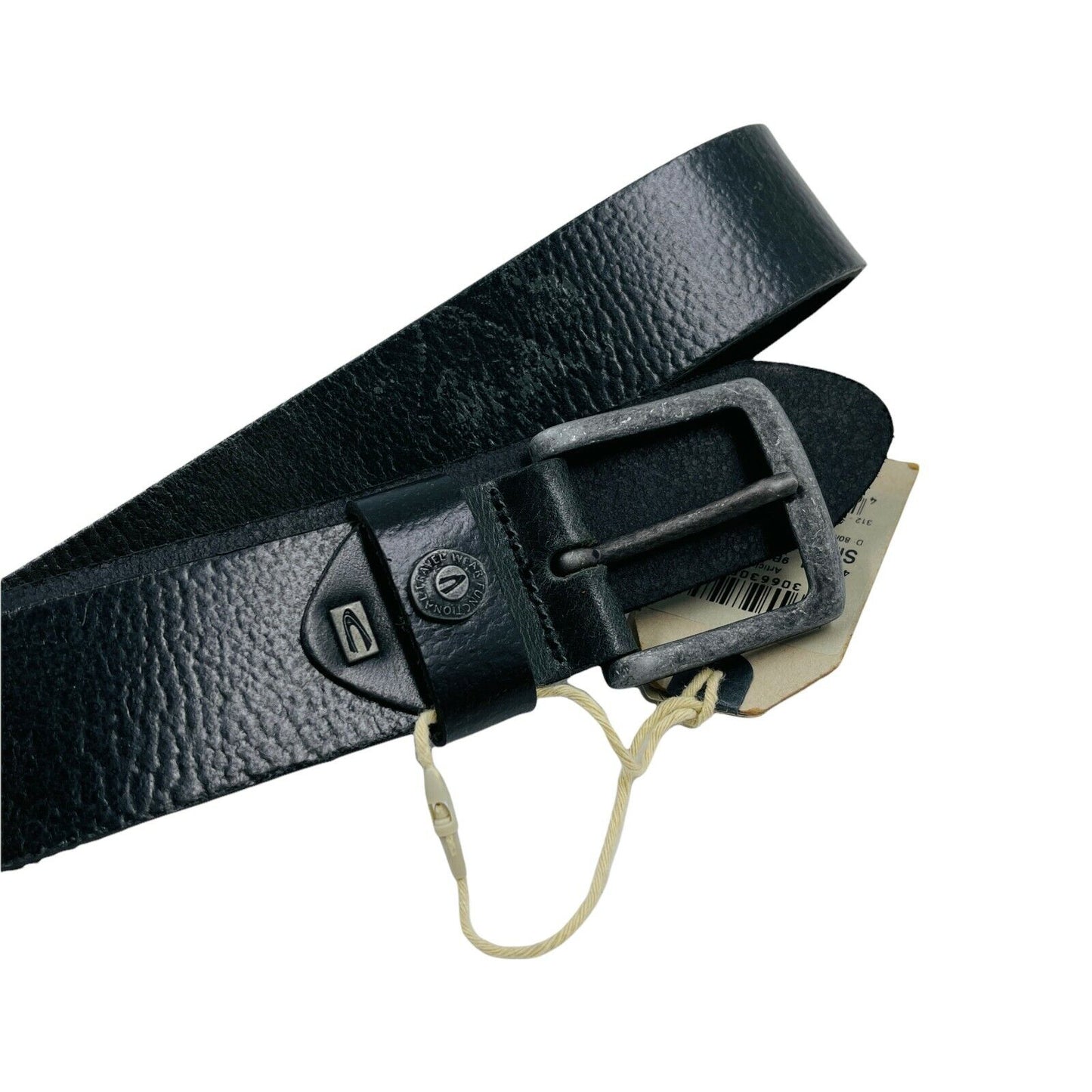 Camel Active Black Leather Belt Size S 80 85 cm