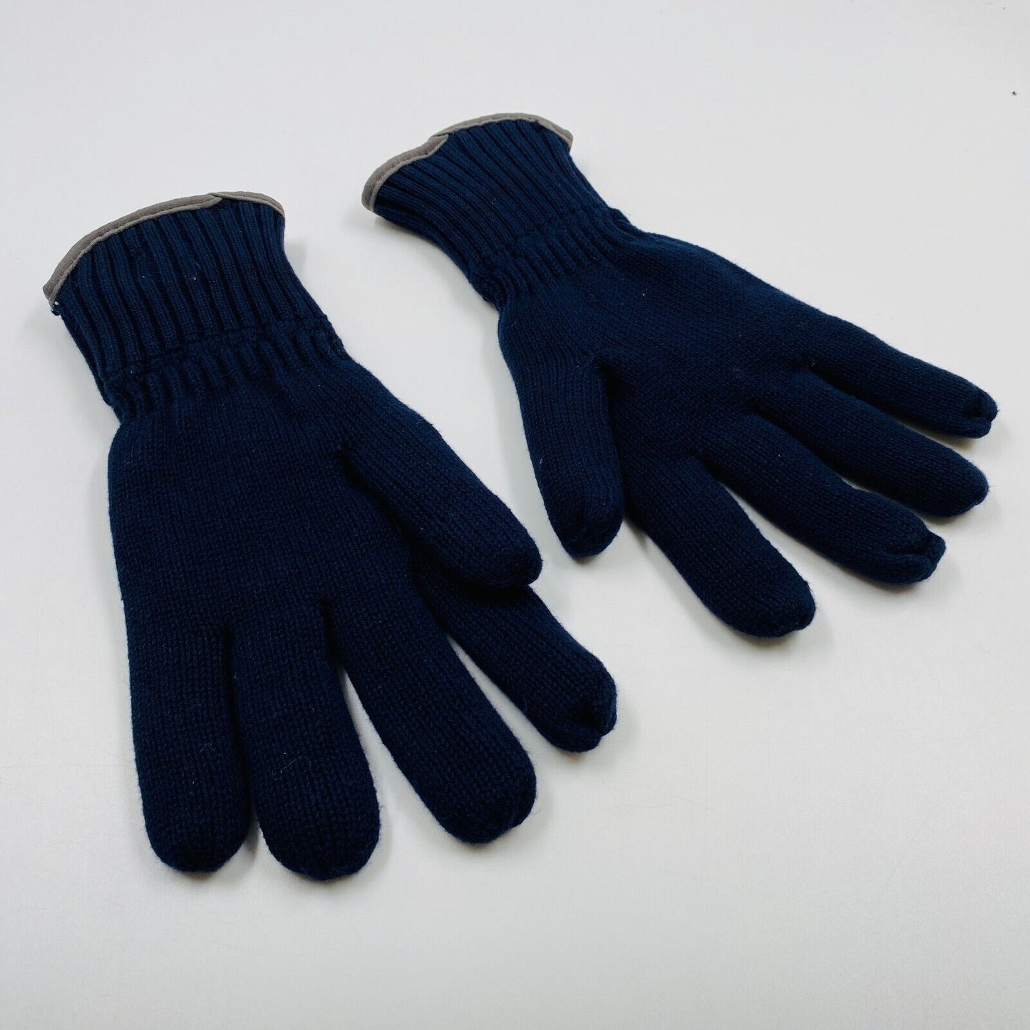 Camel Active Dark Blue Cotton Insulated Warm Knit Gloves Size 2XL XXL