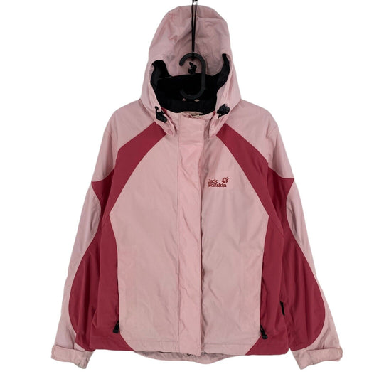 Jack Wolfskin Microguard Texapore Pink Hooded Jacket Coat Size S