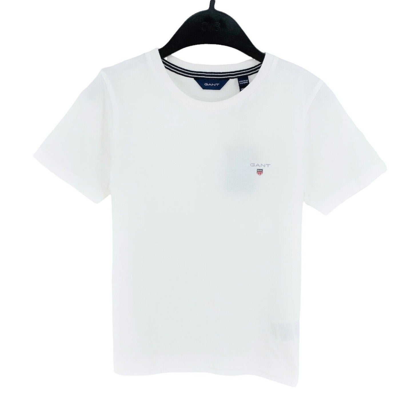 GANT Kids White Original Crew Neck T Shirt Size 7 - 8 Years 122/128 cm