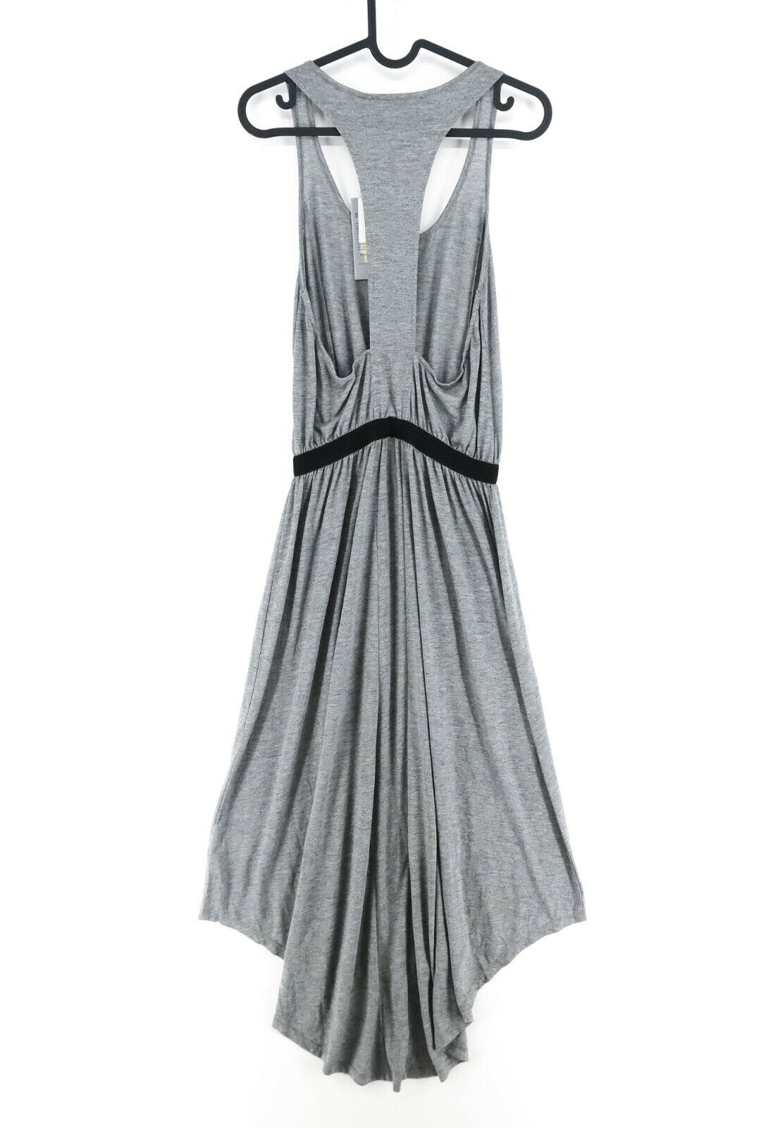 SILVIAN HEACH Grey Scoop Neck Sleeveless Pleated Tank Dress Size XS