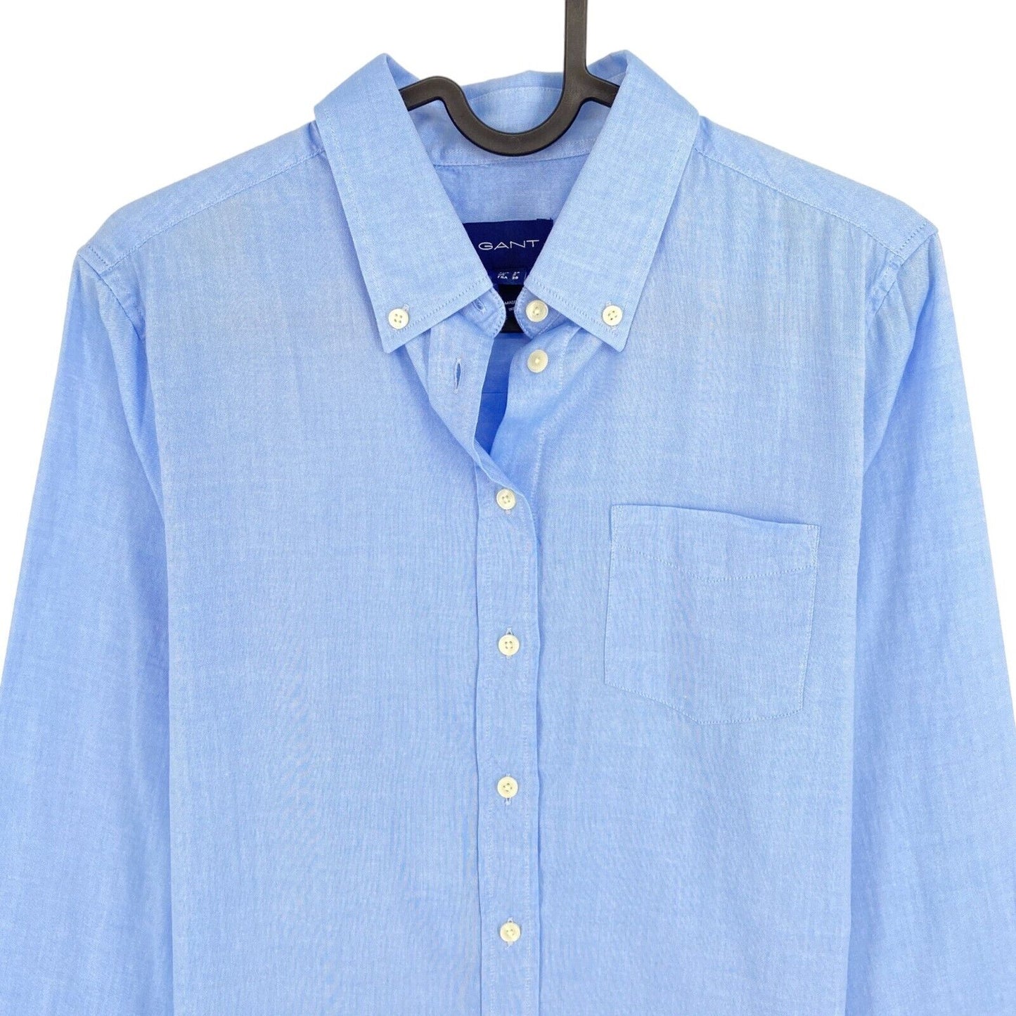 GANT Women Blue Regular Air Oxford BD Long Sleeve Shirt Size EU 36 UK 8 US 6