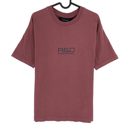 Peak Performance T-shirt décontracté à imprimé R&amp;D rose foncé taille S