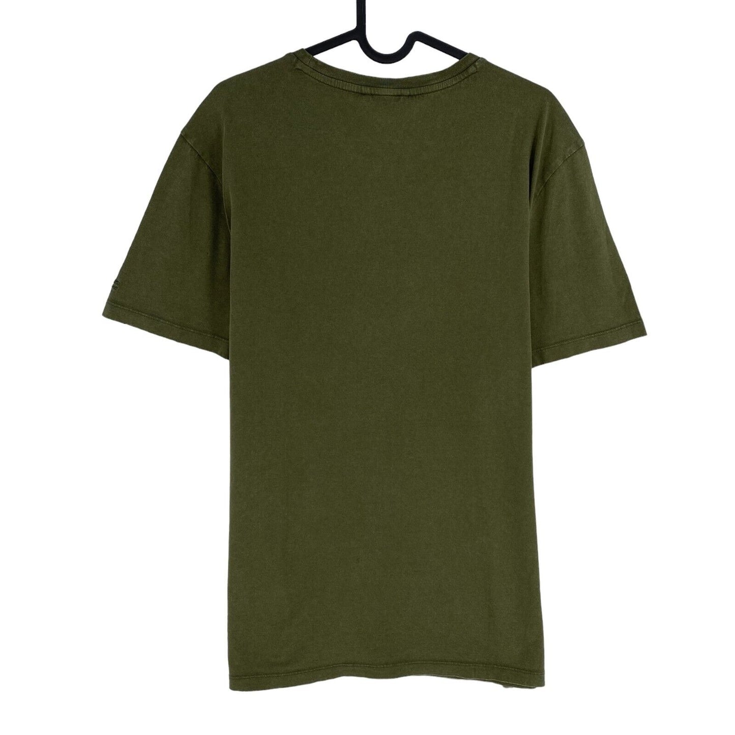 CAMEL ACTIVE Men Dark Green Graphic Crew Neck Short Sleeves T Shirt Size L