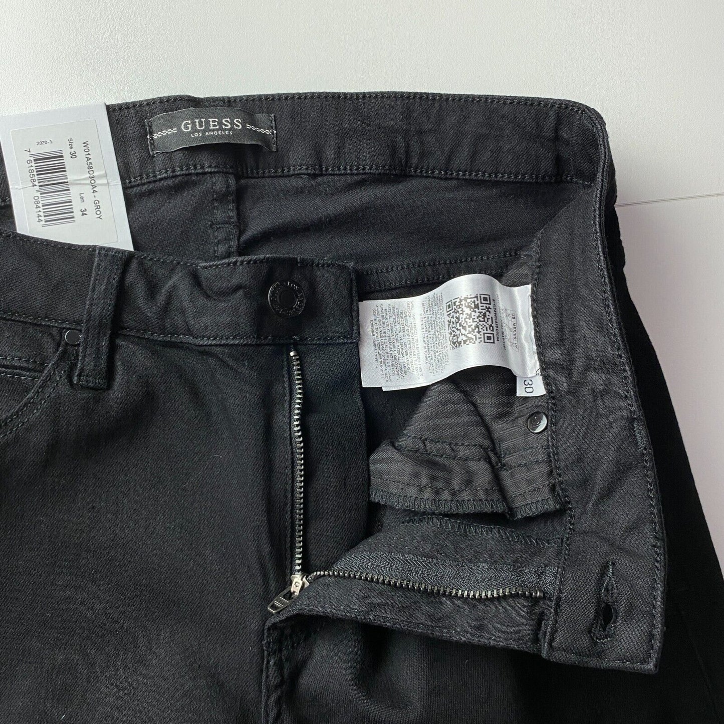 GUESS Women Black Regular Bootcut Fit Jeans W30 L34