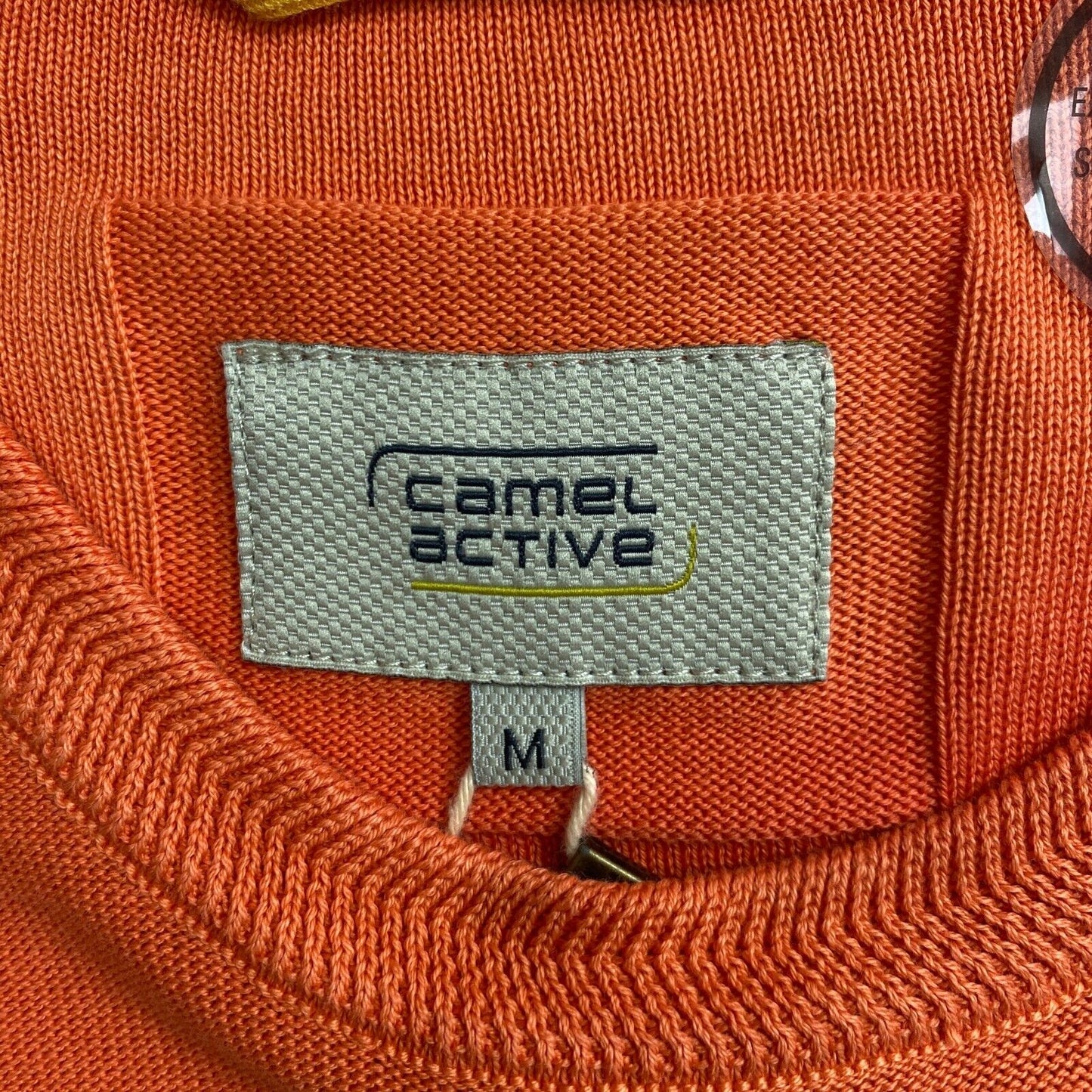 Camel Active Orange Crew Neck Sweater Pullover Size M