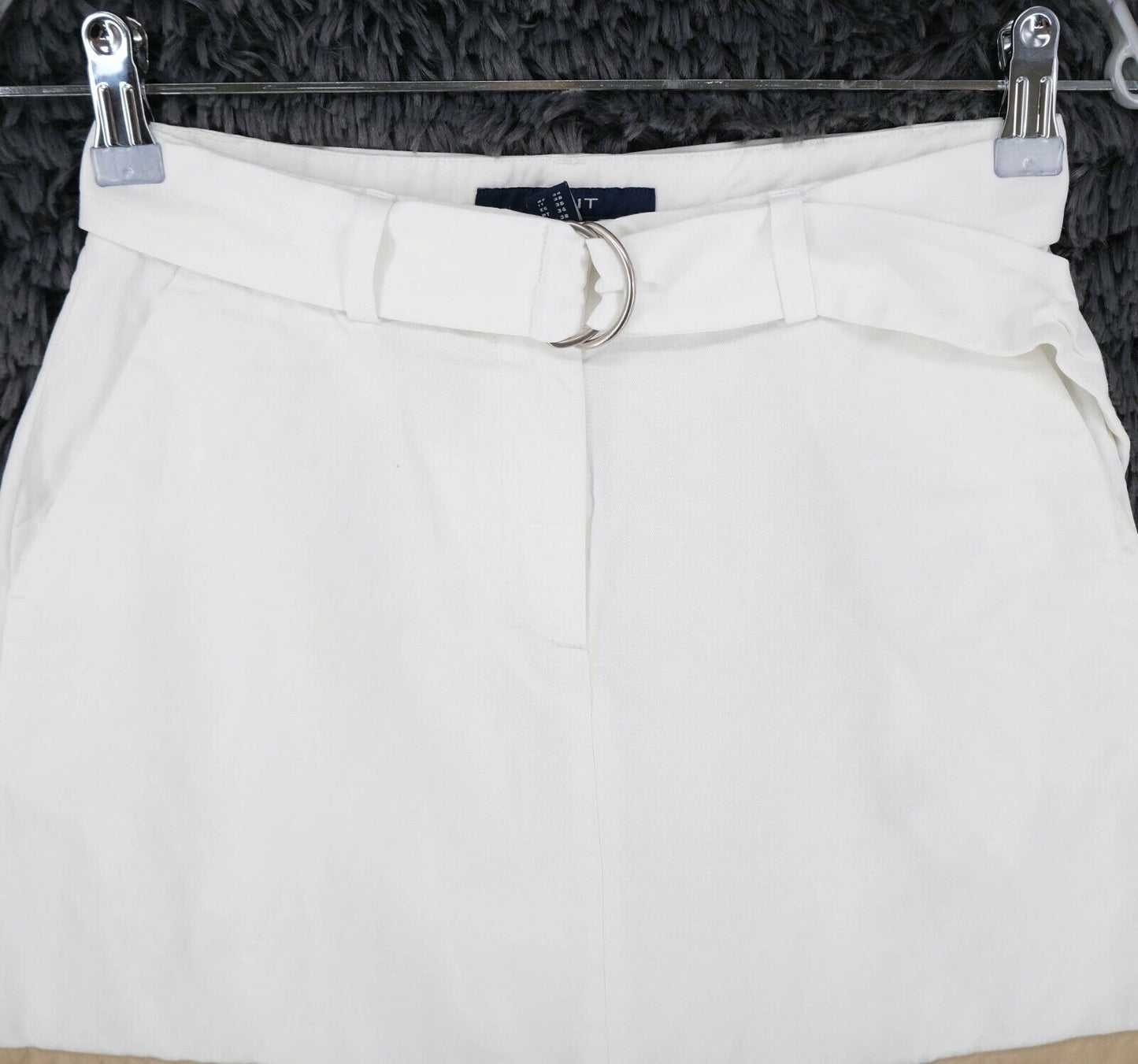 GANT White Flared Colour Block Skirt Size EU 34 UK 8 US 4