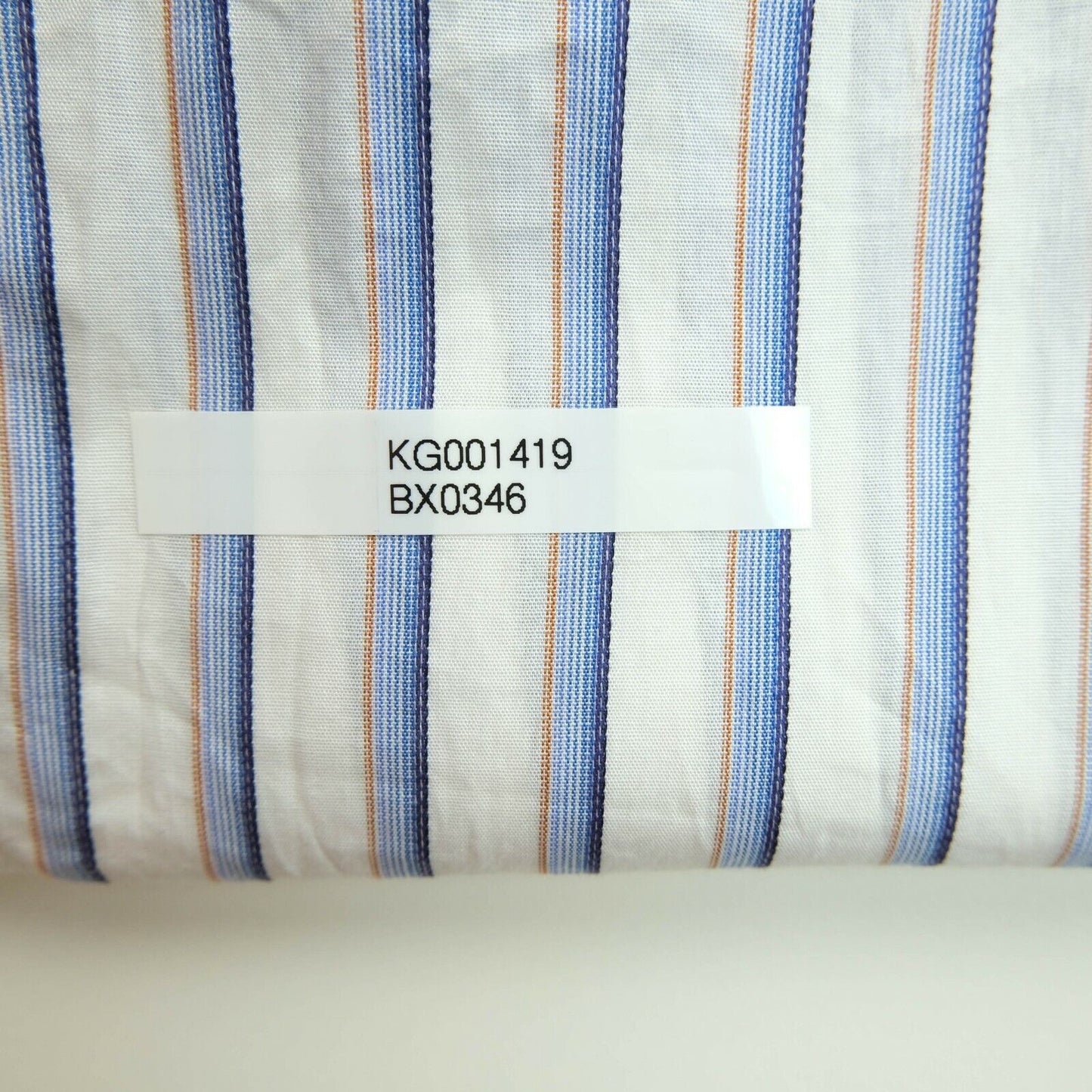 ROCCOBAROCCO White Striped Shirt Size 17 43