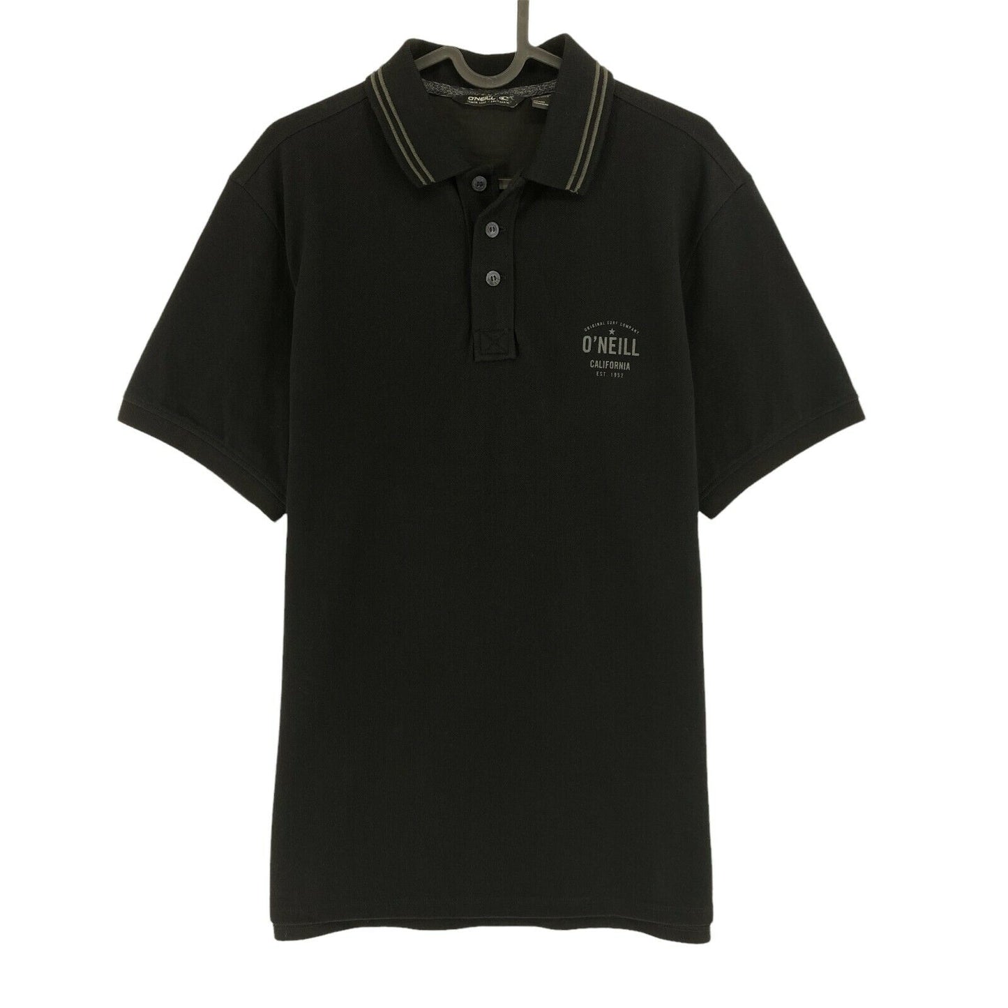 O`NEILL Black Pique Polo Shirt Size M