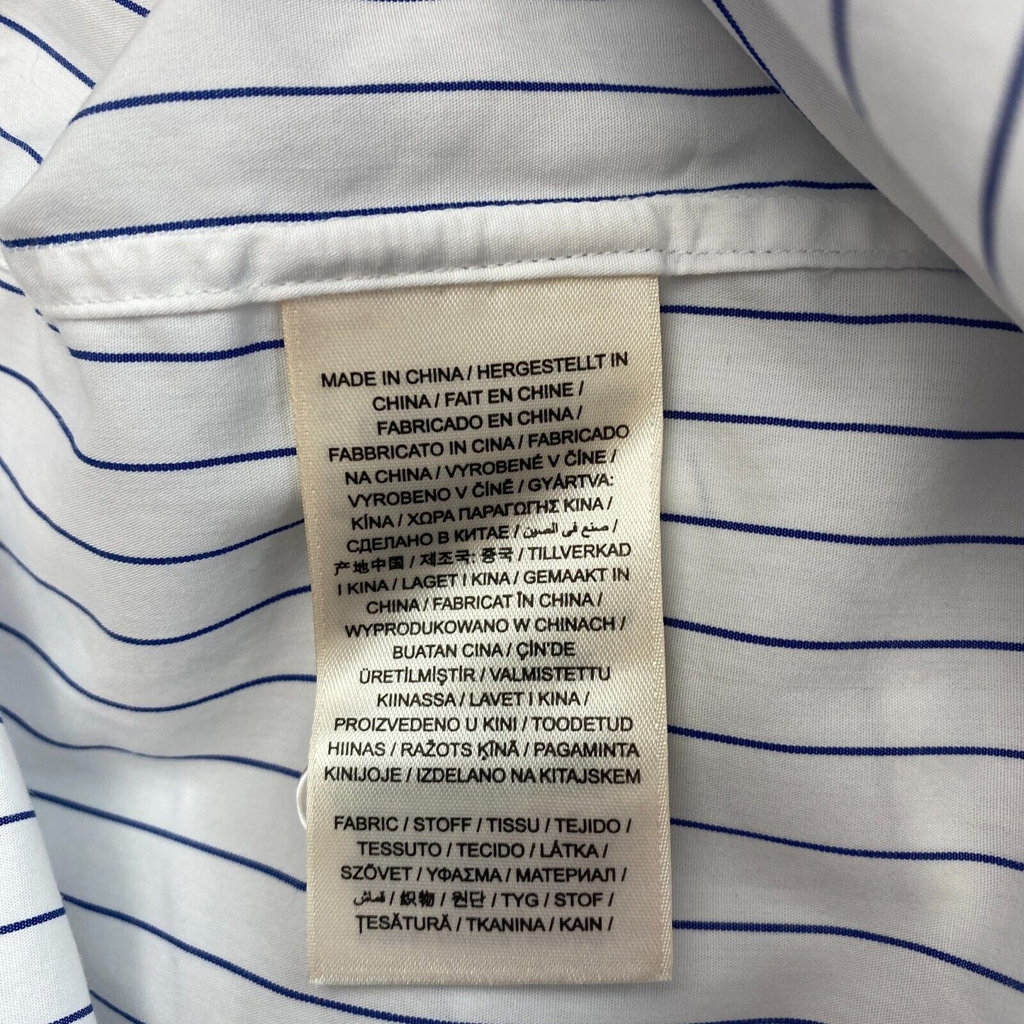 GANT White Relaxed Striped Poplin Shirt Size EU 34 UK 6 US 4