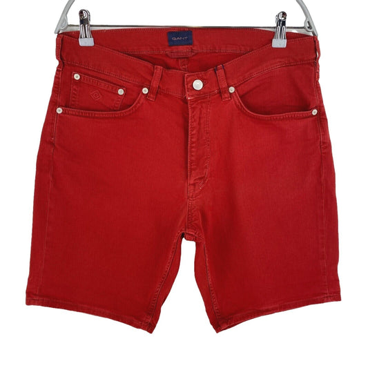 GANT Short en jean de couleur régulière rouge W32 W34 W36 W40