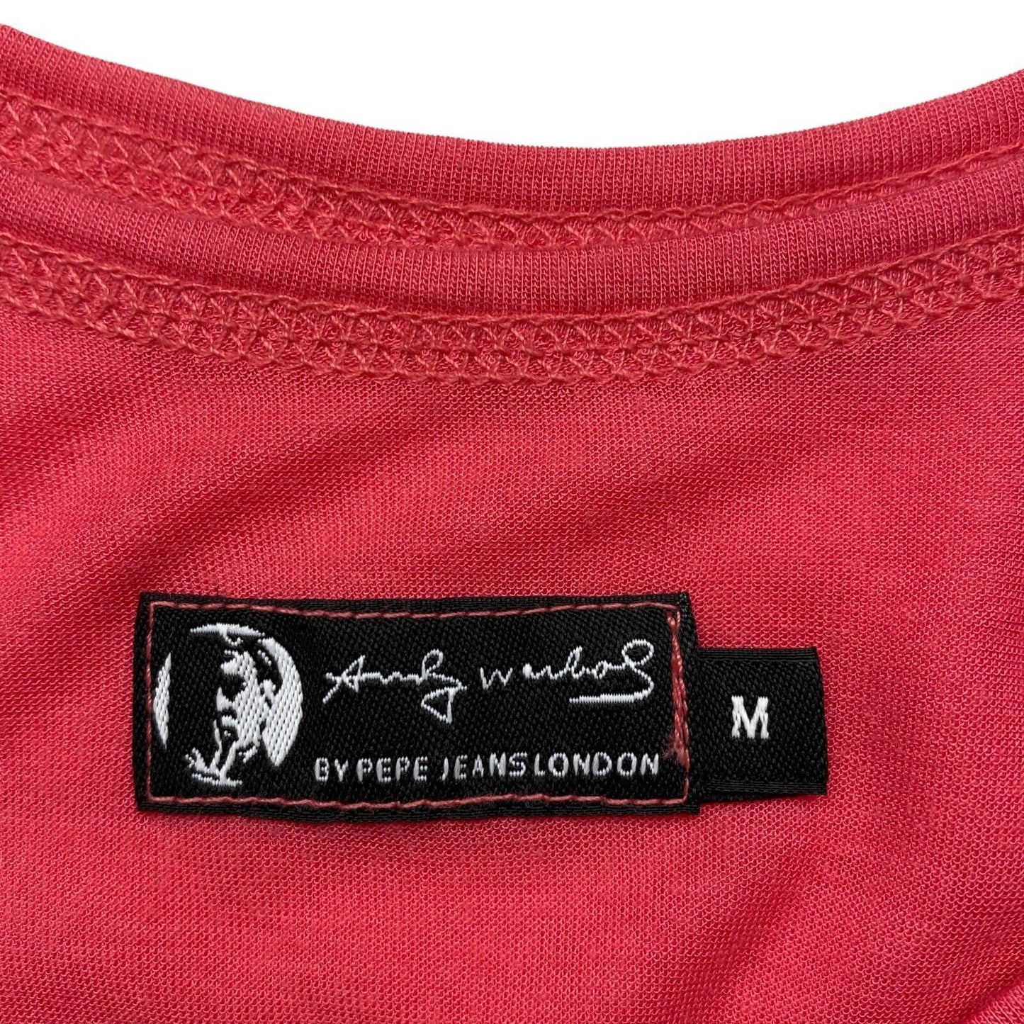 PEPE JEANS LONDON Débardeur tunique sans manches à encolure dégagée rose Taille M