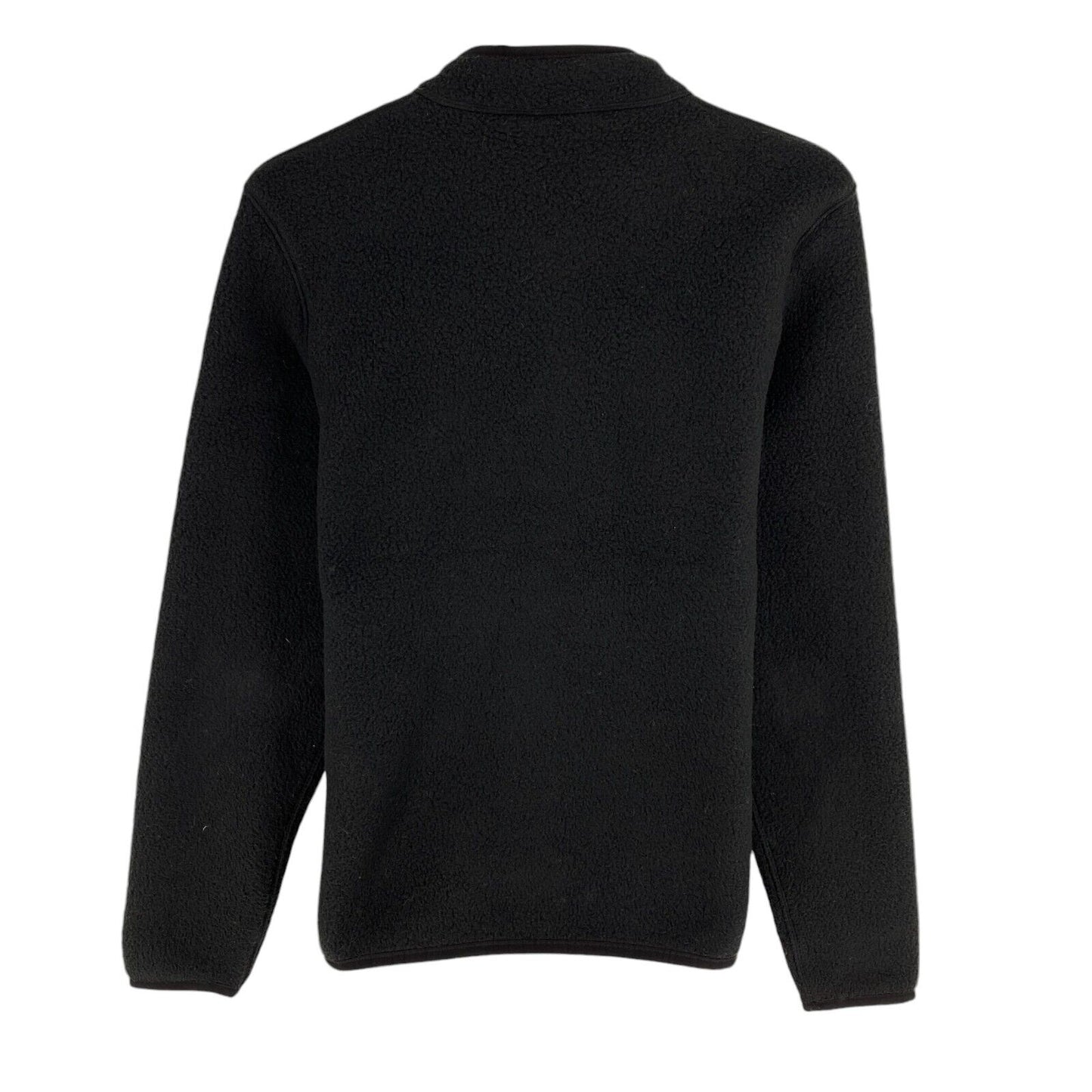 Peak Performance Women Black Fleece Snap Cardigan Sweater Jumper Size XS