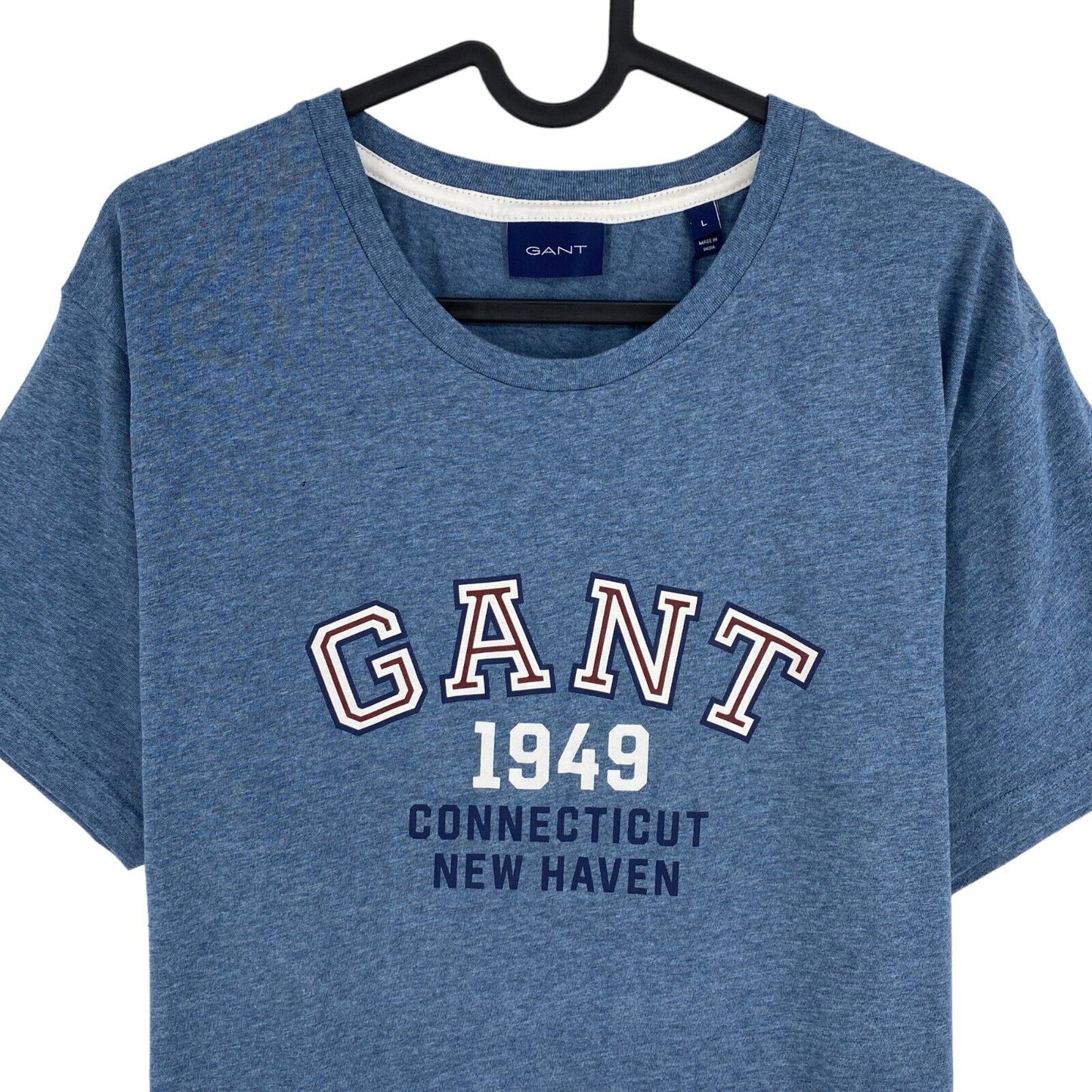 GANT Blue Graphic Crew Neck T Shirt Size L