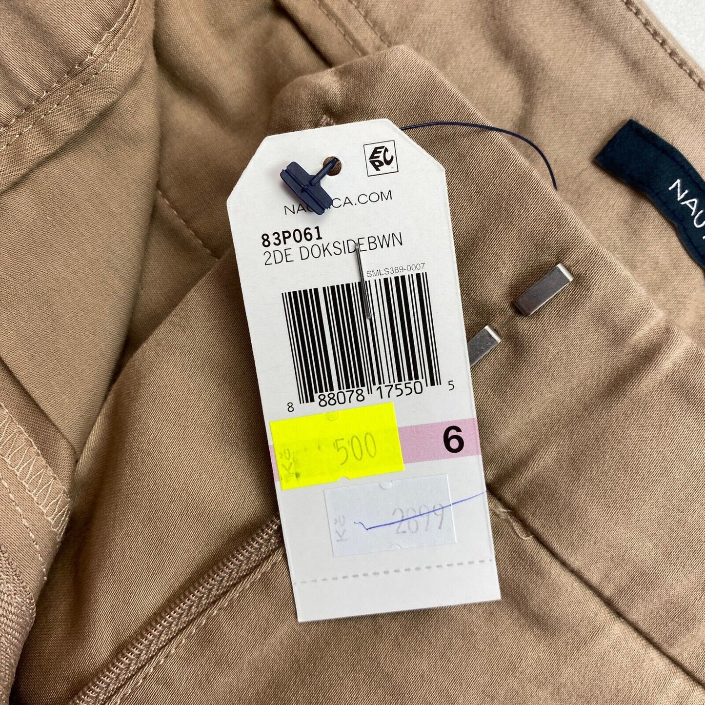 NAUTICA Braune Chinohose Hose Größe 6/S