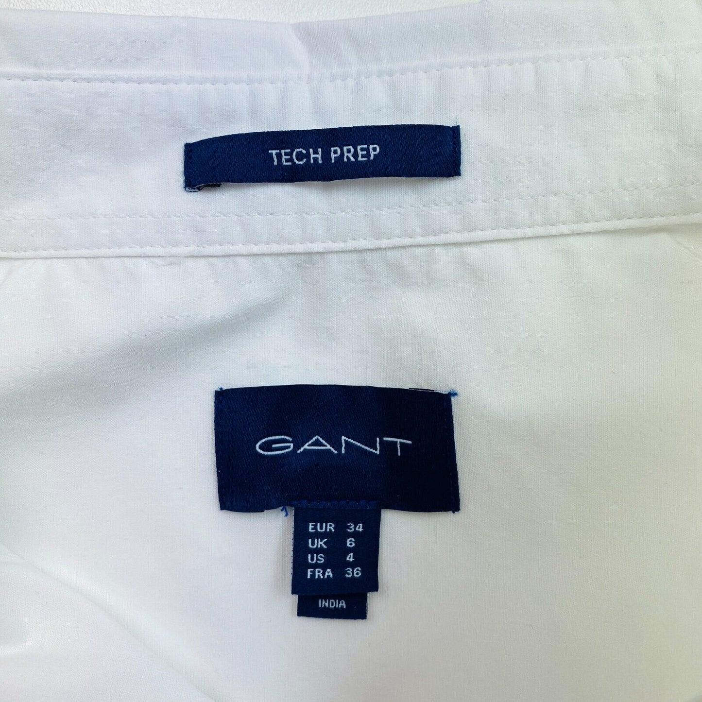 GANT Tech Prep White Shirt Size EU 34 UK 6 US 4