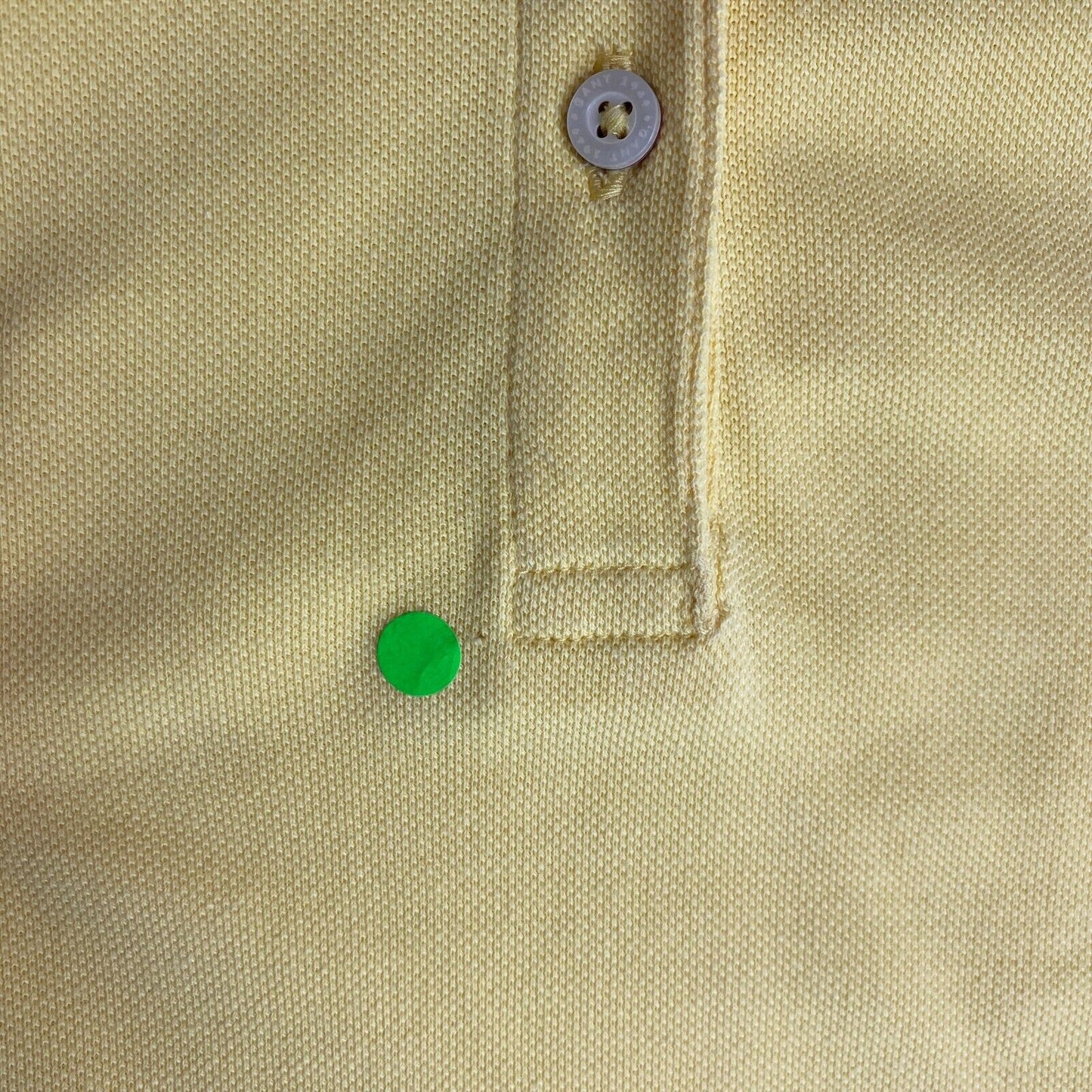 GANT Gelbes Original Piqué-Poloshirt Größe S