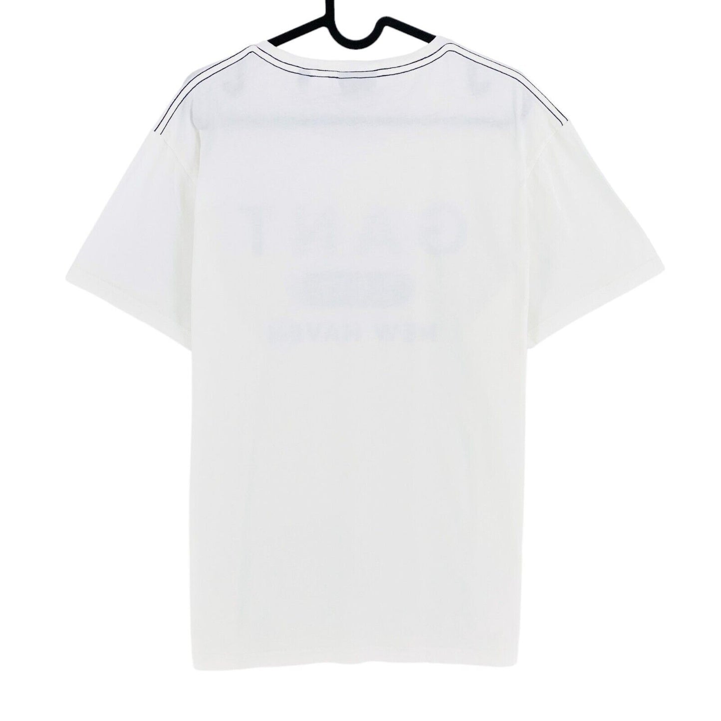 GANT White Logo Crew Neck T-Shirt Size L