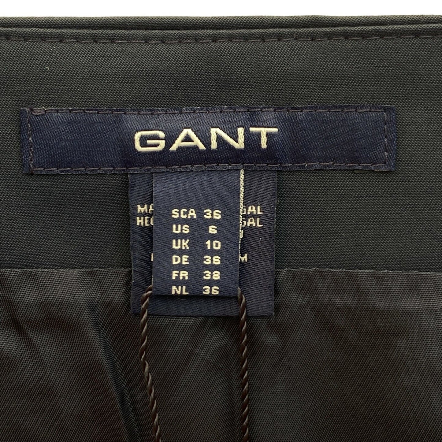 GANT Navy Blue Classic Pleated Skirt Size EU 36 UK 10 US 6