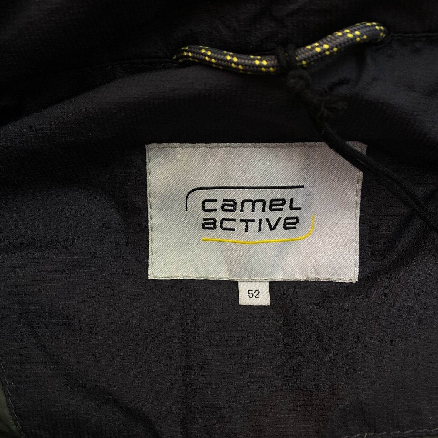 CAMEL ACTIVE Men Dark Grey Hooded Padded Puffer Jacket Coat Size EU 52 UK/US 42