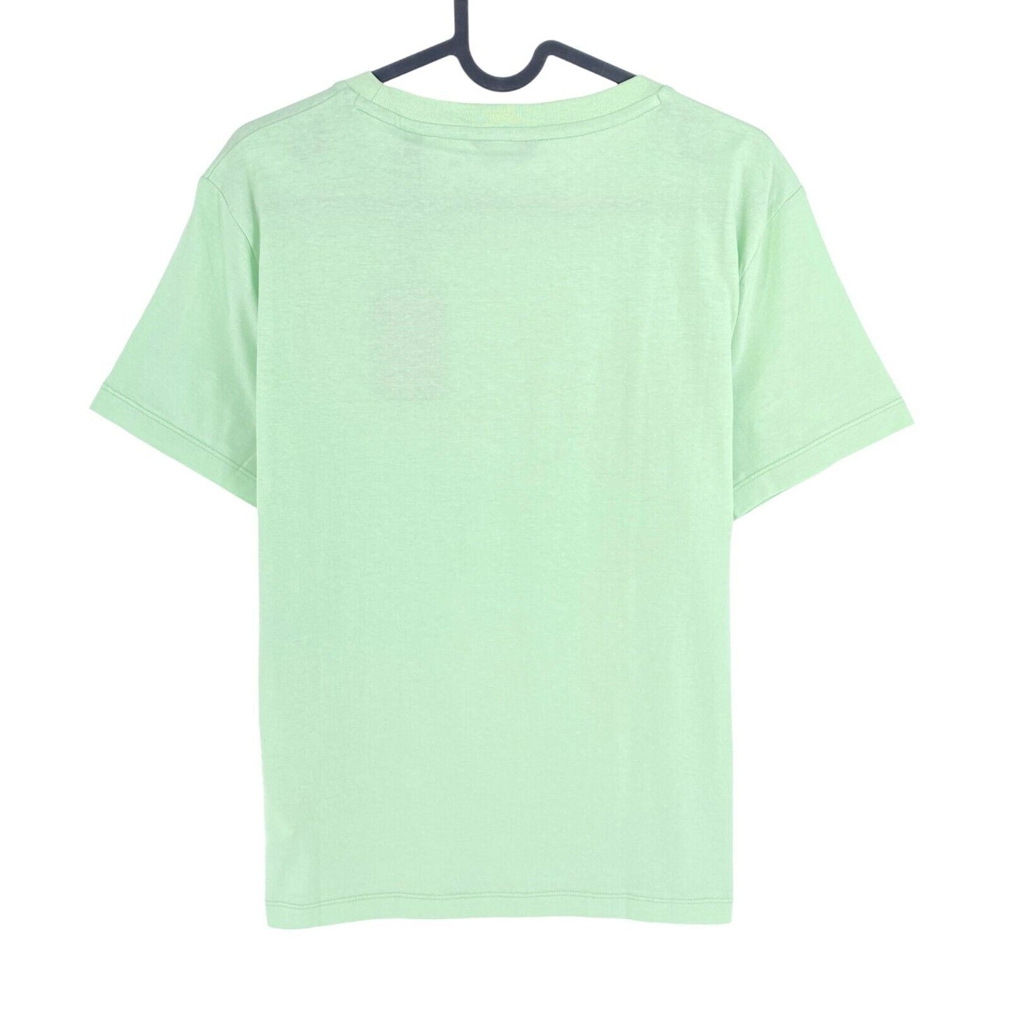 GANT Women Light Green Logo Crew Neck T Shirt Size L