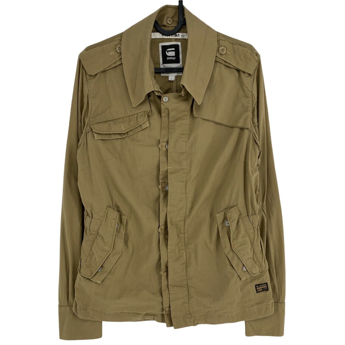 G-STAR RAW Brown 100% Cotton Jacket Size M