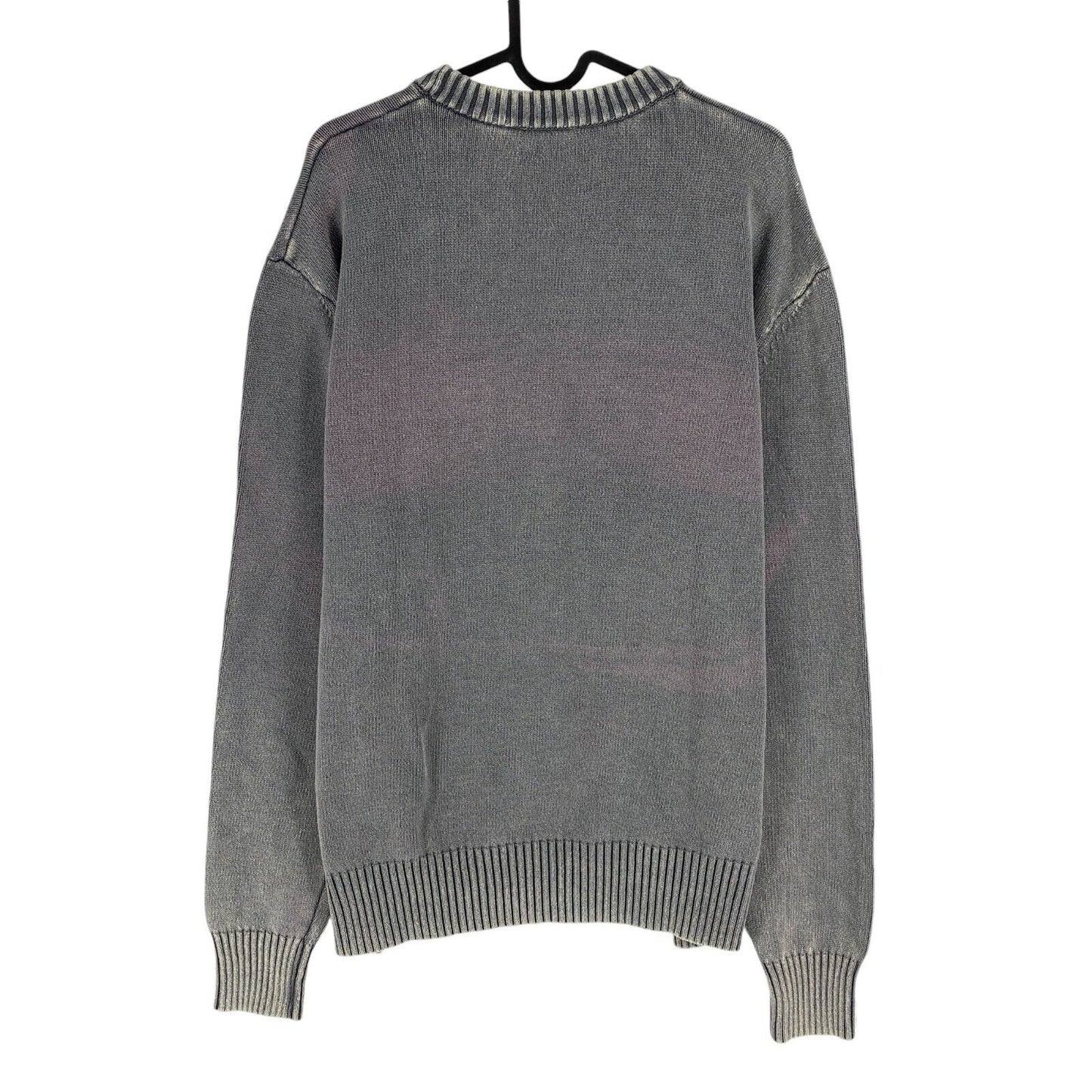 DIESEL Men Grey K-ORTEZ Crew Neck Sweater Jumper Size L