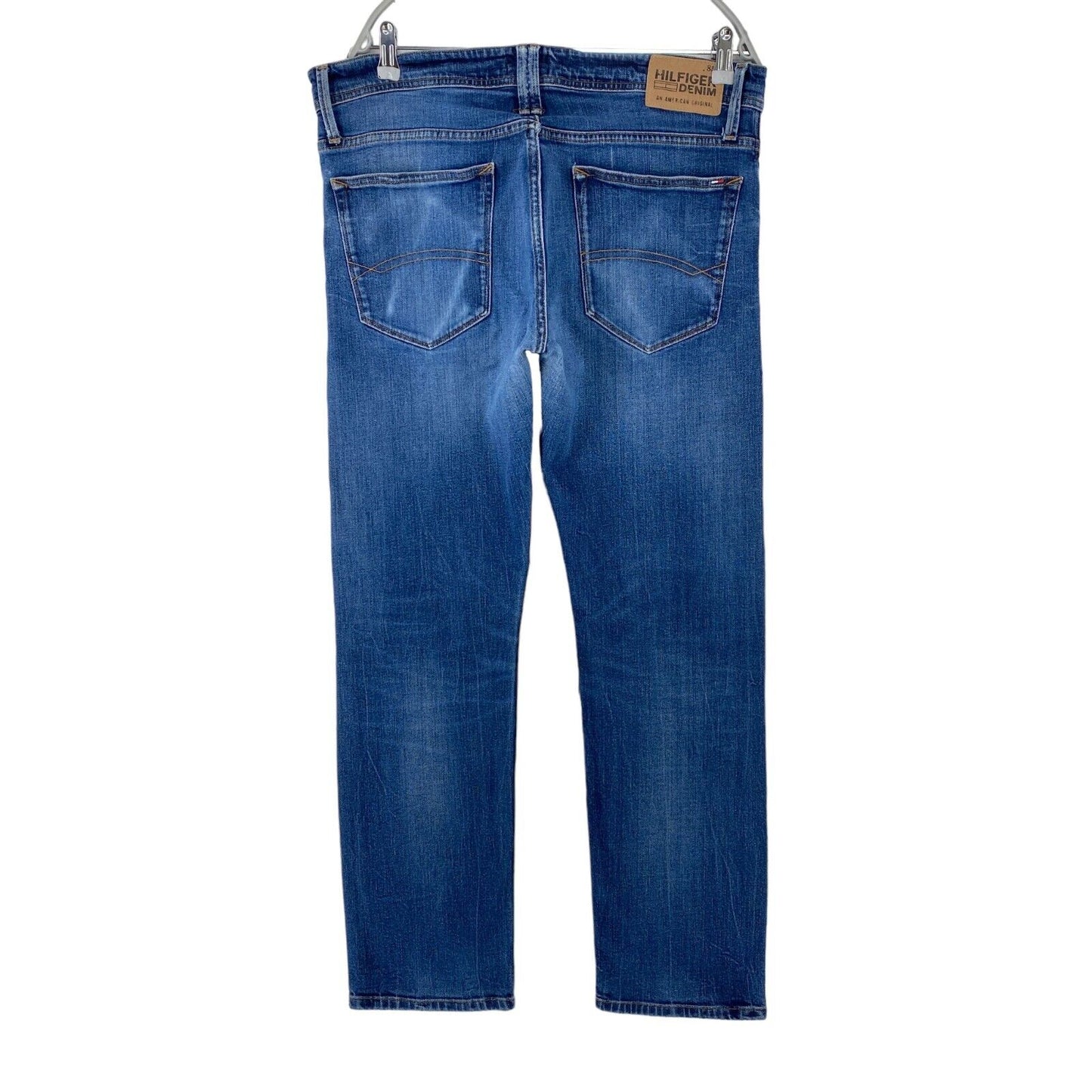 Hilfiger Denim Blue Regular Straight Fit Jeans W33 L32