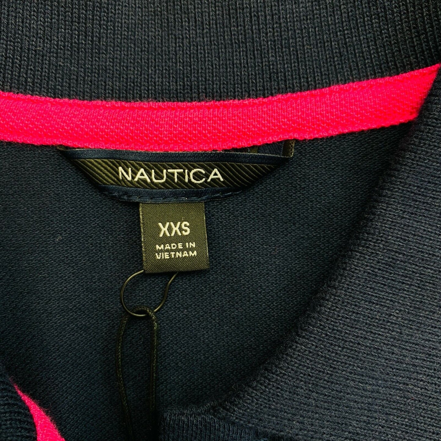 NAUTICA Polo-T-Shirt, Marineblau, Größe 2XS