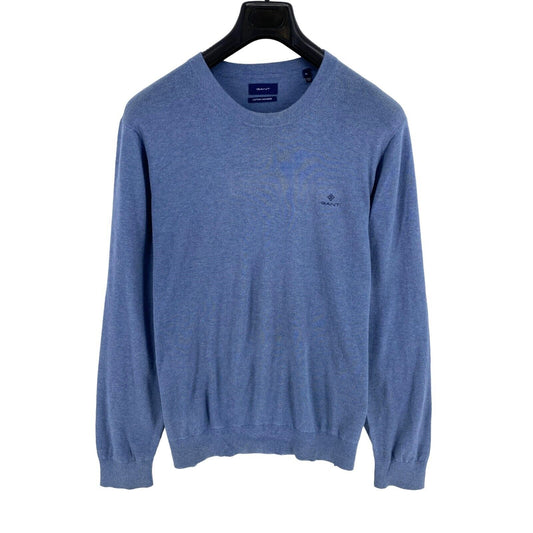 GANT Blue Cotton Cashmere Crew Neck Sweater Jumper Size XL