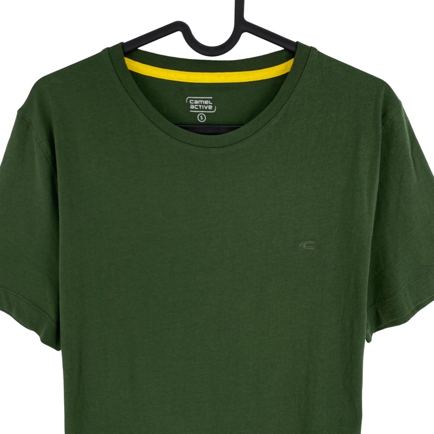 CAMEL ACTIVE T-shirt vert à col rond Taille S