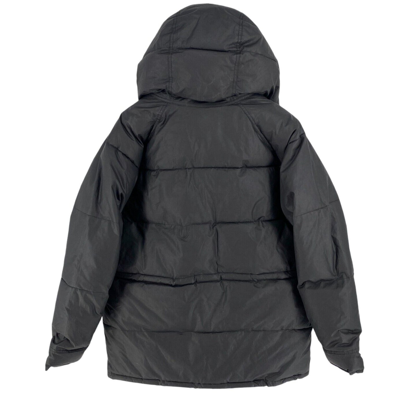 RRP €450 Chevignon Men Black Padded Hooded Parka Jacket Coat Size XL