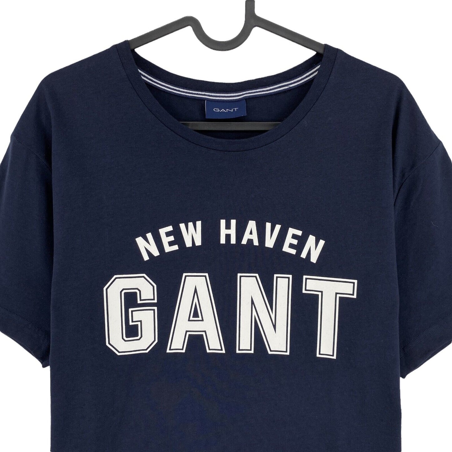 GANT Navy Blue Logo Crew Neck T Shirt Size L