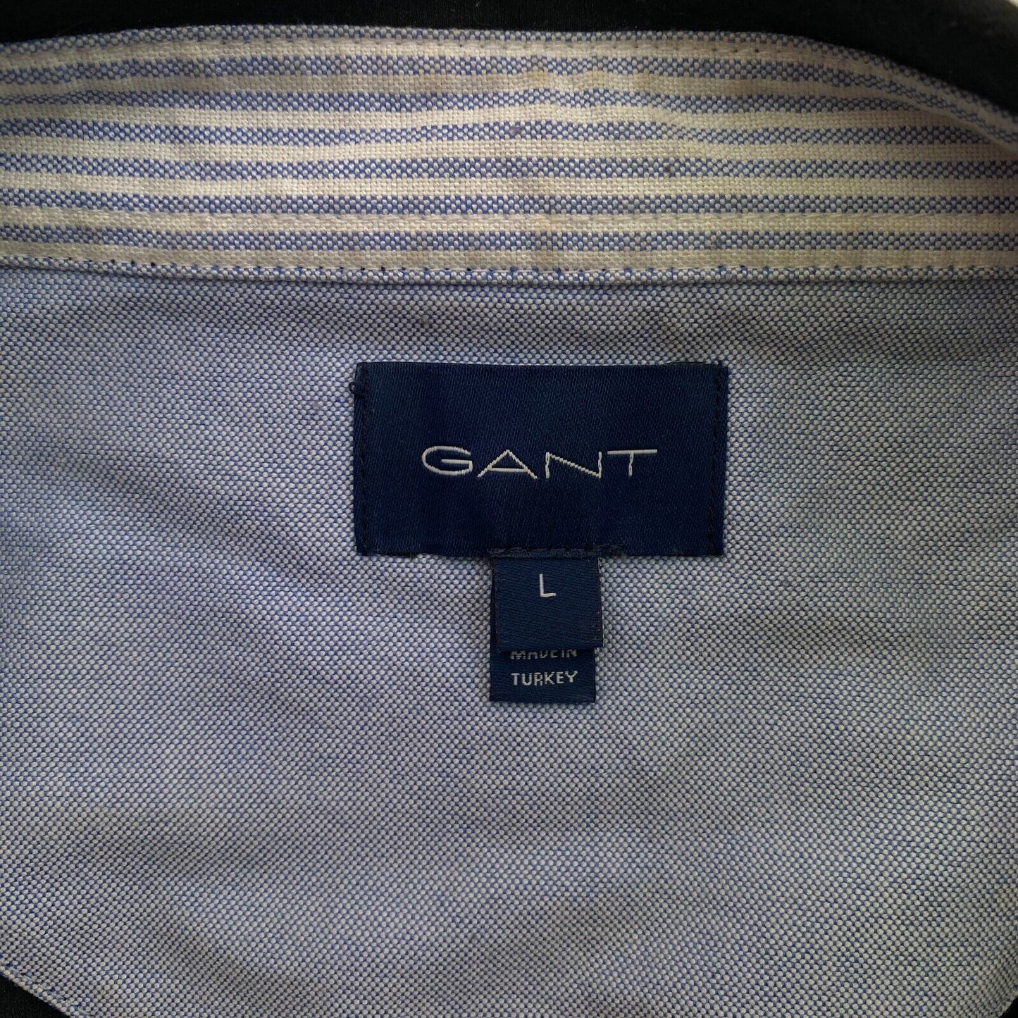 GANT Men Black Mercerized Jersey Short Sleeves Polo Shirt Size L