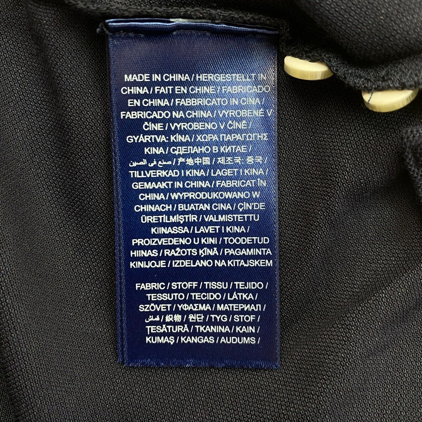 GANT Poloshirt mit Kragen und Detail in Marineblau, Größe XS