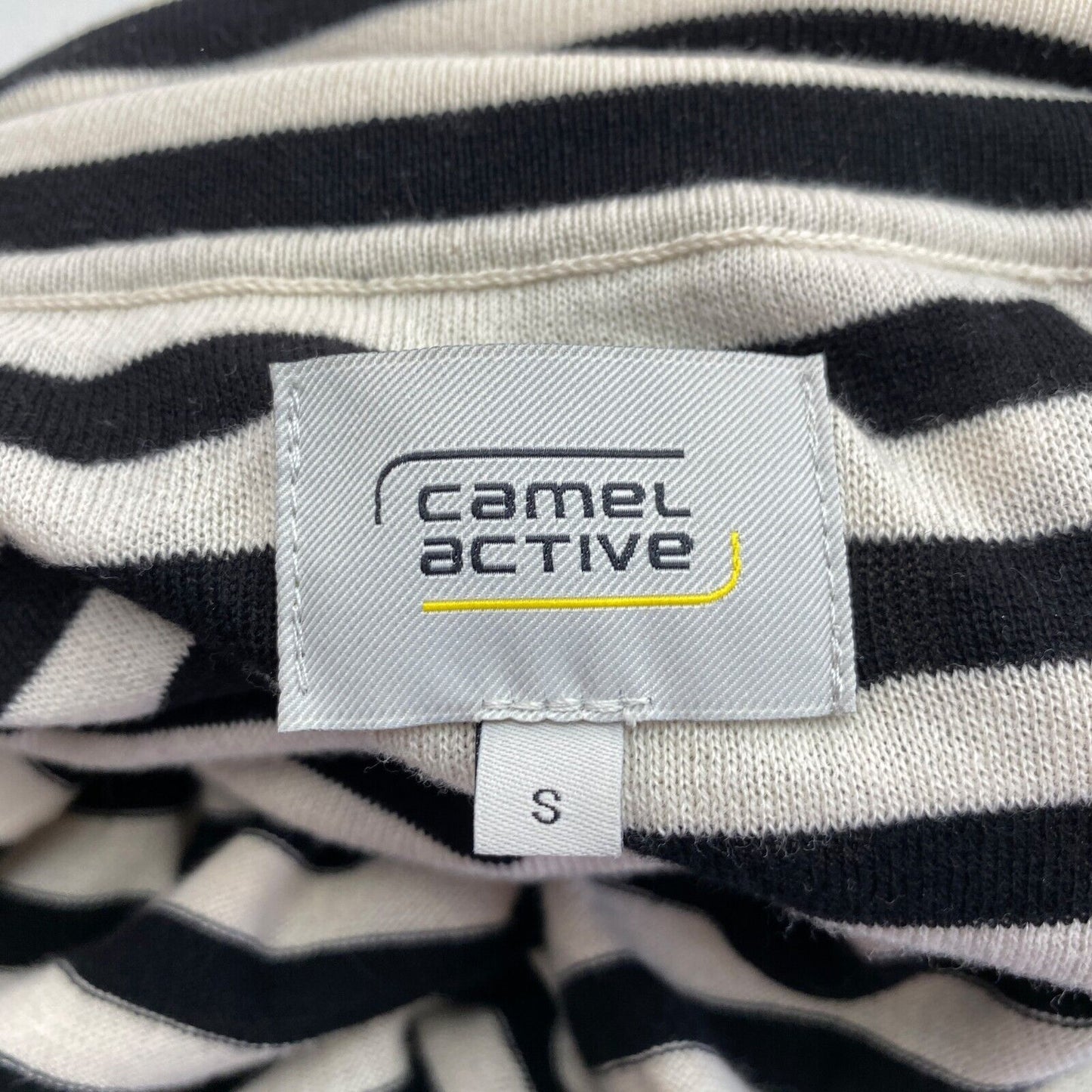 Camel Active Pull à col roulé rayé noir Taille S