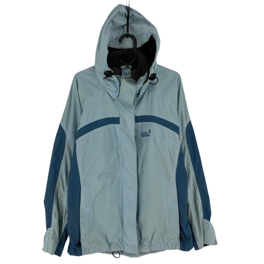 Jack Wolfskin Texapore Blue Hooded Jacket Coat Size M