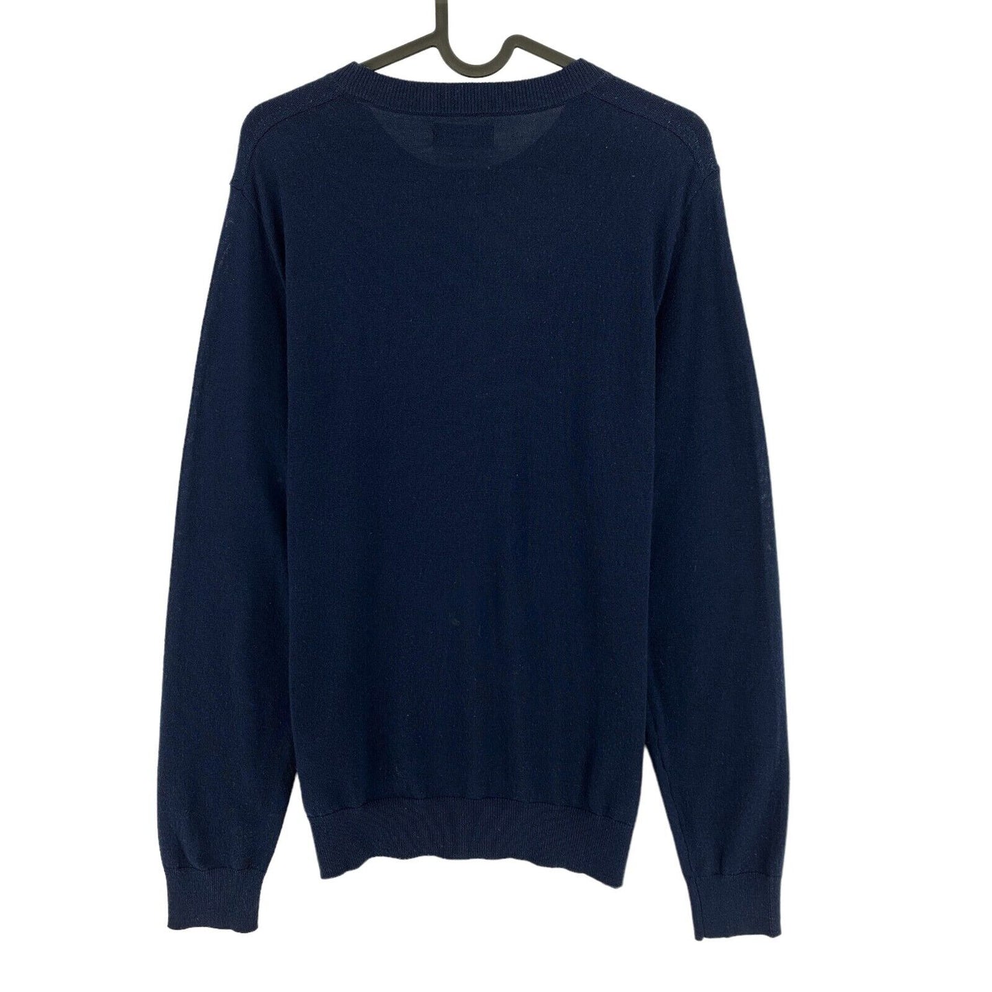 GANT Navy Blue 100% Wool Crew Neck Sweater Pullover Size S