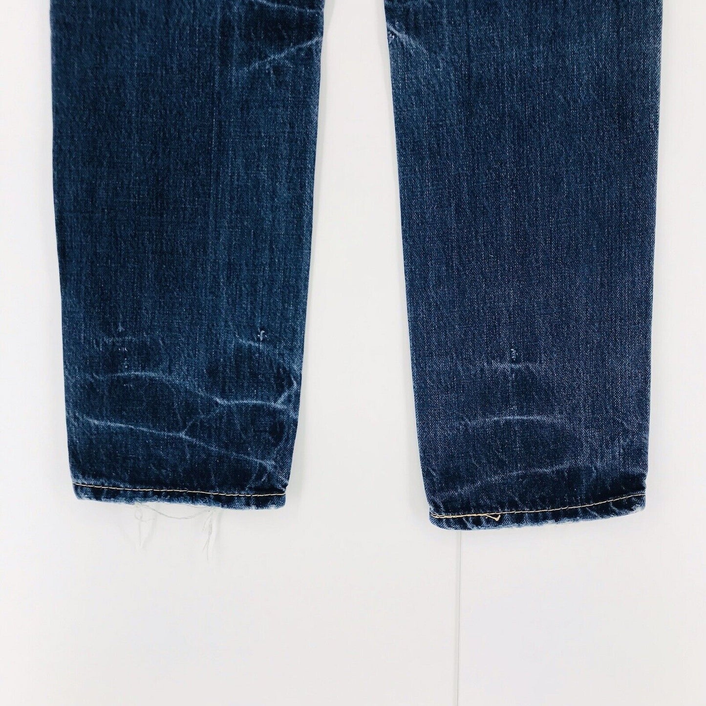 vintage Levi’s 925 Femmes Bleu Regular Straight Fit Jeans en détresse W26 L32