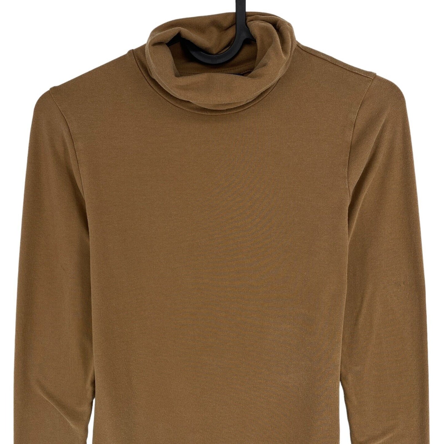 GANT Brown Roll Neck Long Sleeves T Shirt Size XS