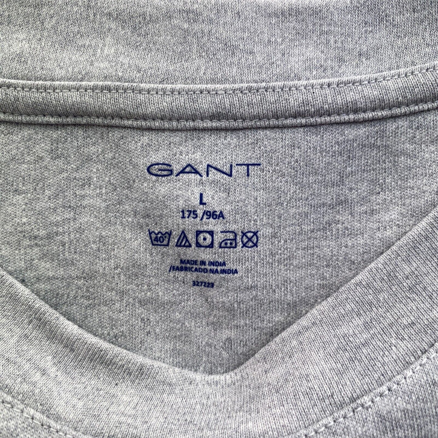 GANT Grey Premium Loungewear Crew Neck T Shirt Size L