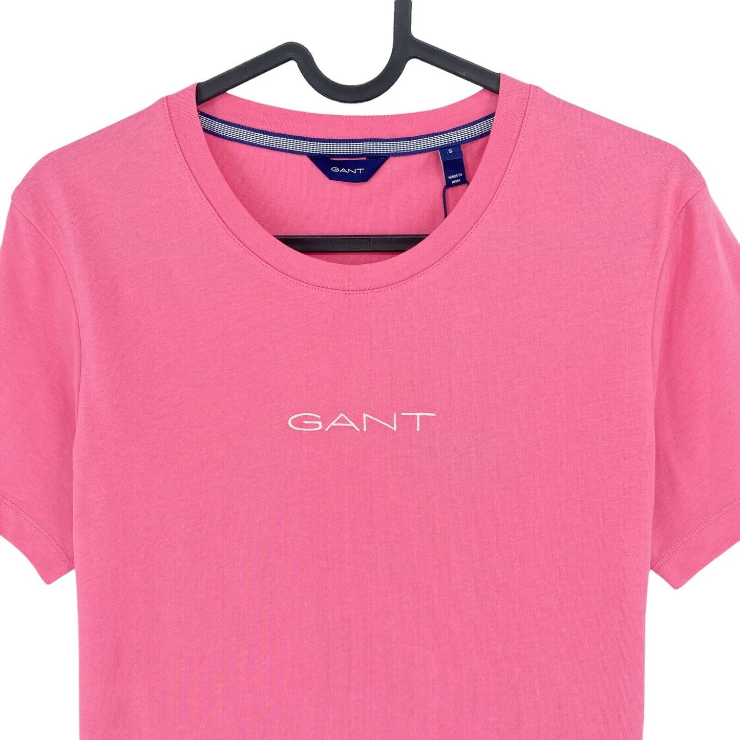 GANT Pink 13 Stripes Crew Neck T Shirt Top Size M