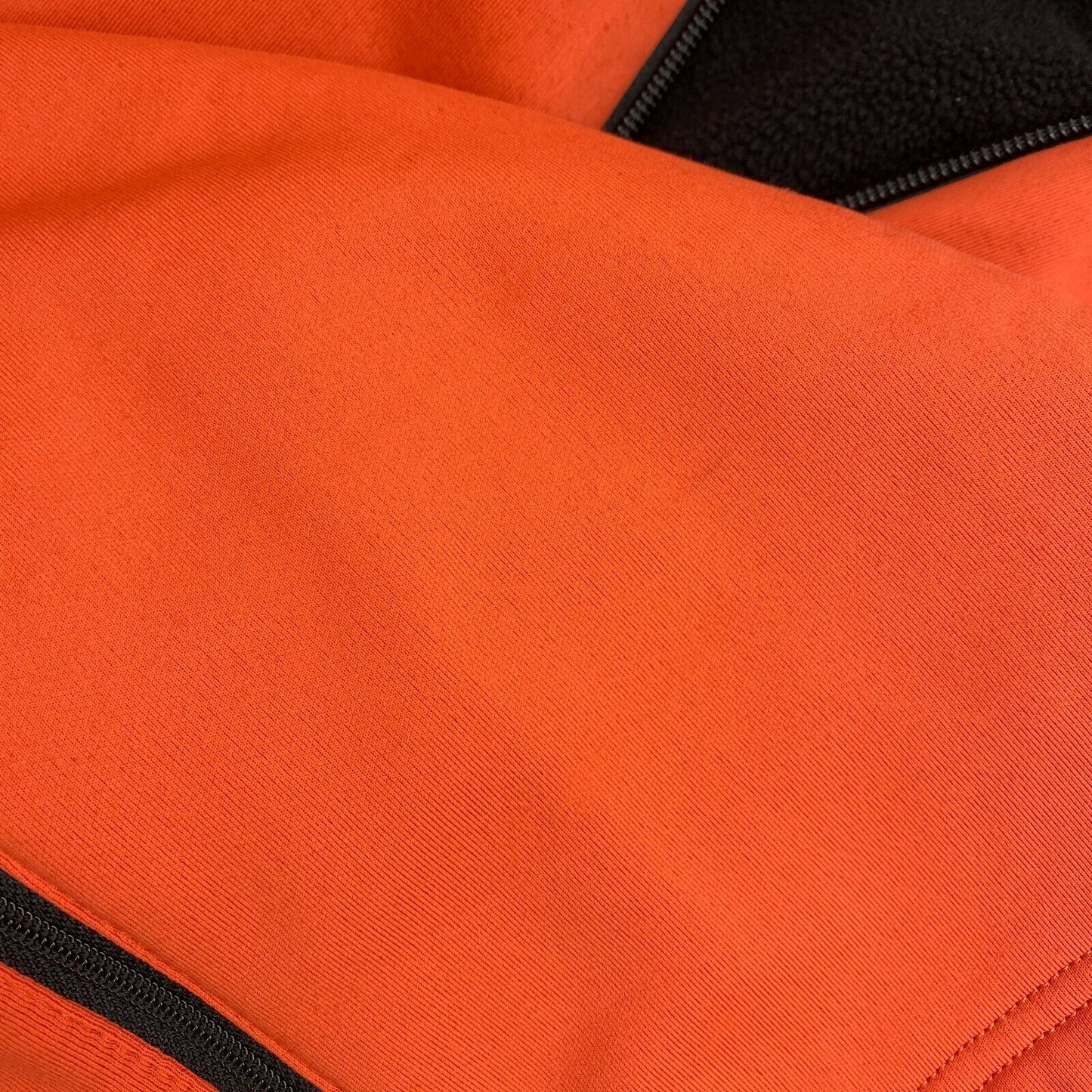 Peak Performance Men Orange Rider Zip Hood Jacket Size L