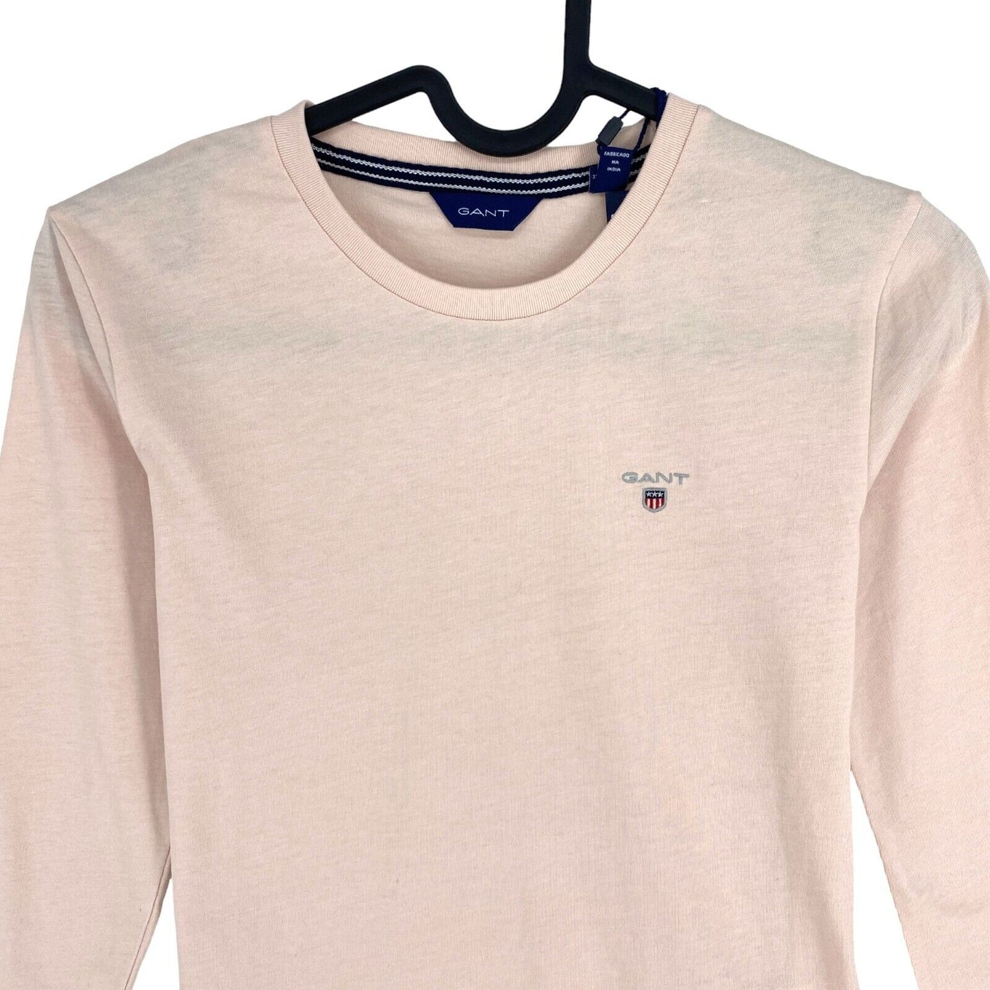 GANT Boys Greyish Pink Original Crew Neck T-Shirt Size 7-8 Years 122/128 cm