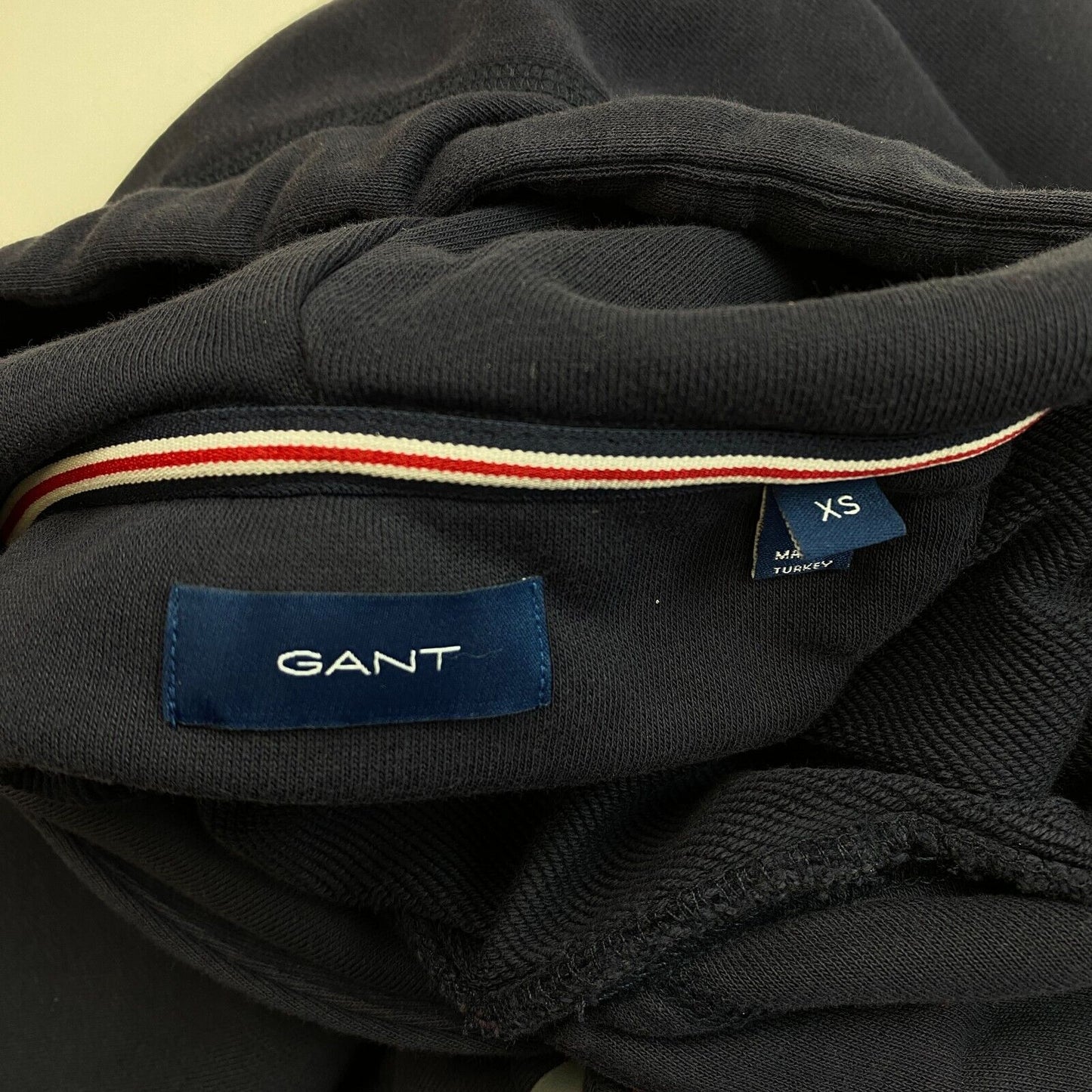 GANT Navy Blue Retro Shield Hoodie Dress Size XS